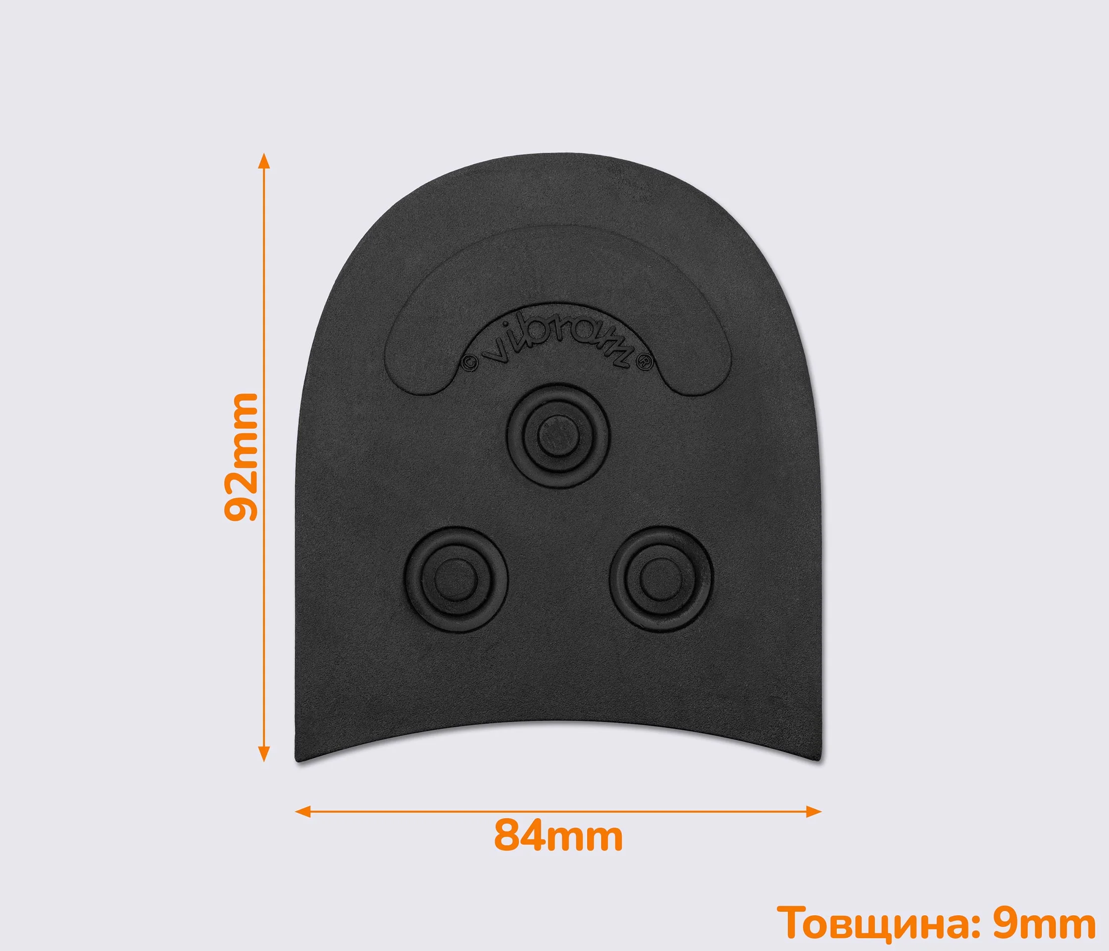 TACCO ETON (2055), кол.чорний (АА), набійка Vibram