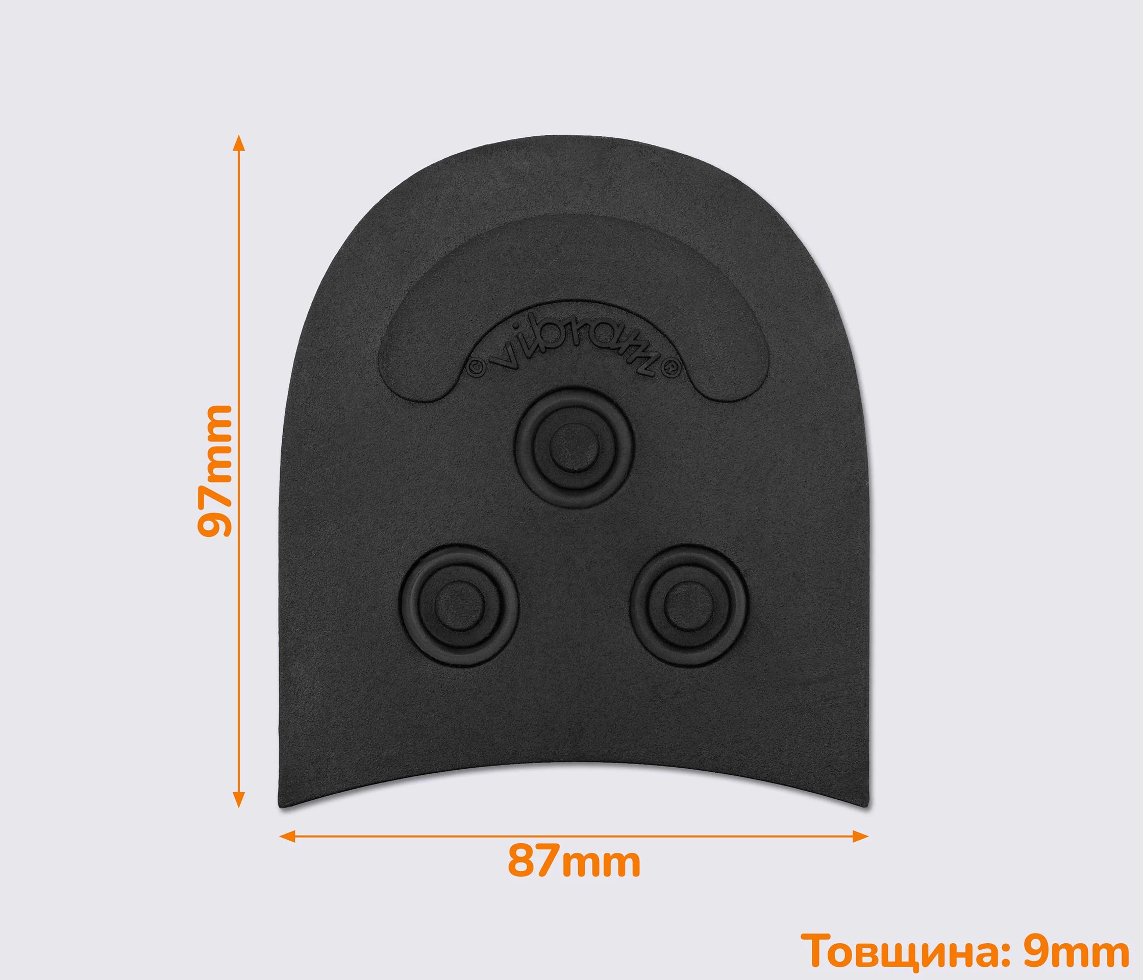 TACCO ETON (2055), кол.чорний (АА), набійка Vibram