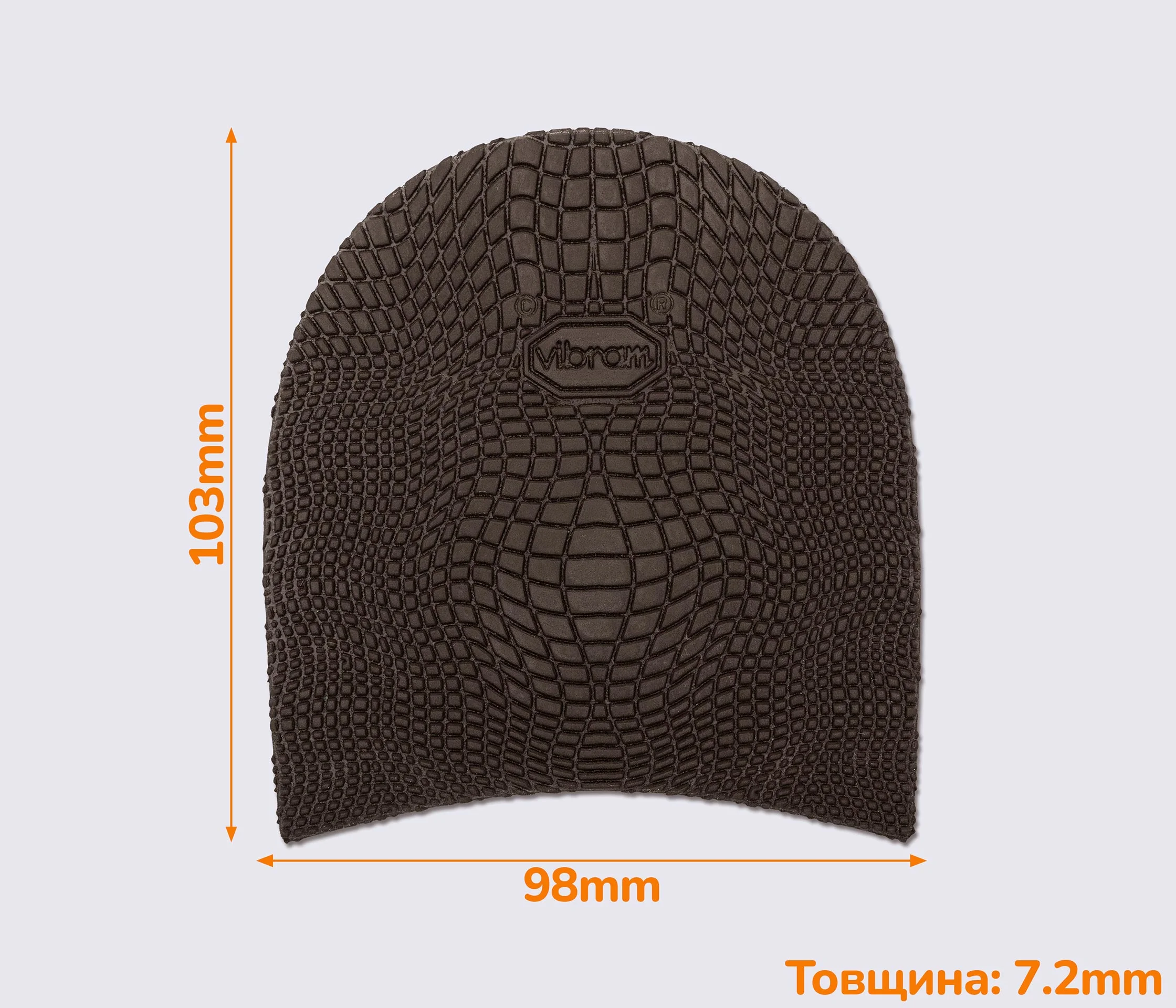 EXPLOSION (5340), р. 040, набійка гумова Vibram