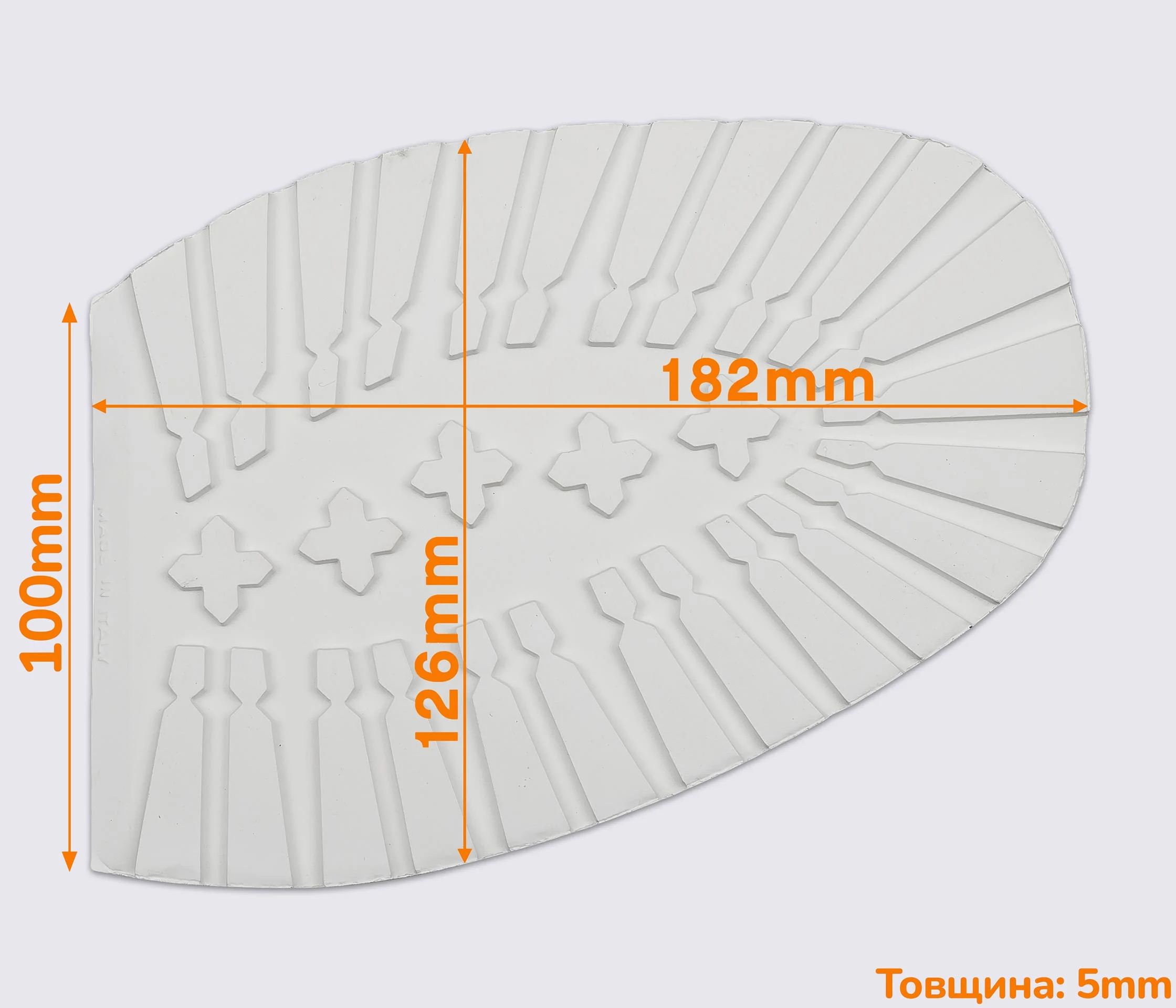Подмётка резиновая TANK (Dunlop), р. 47/48