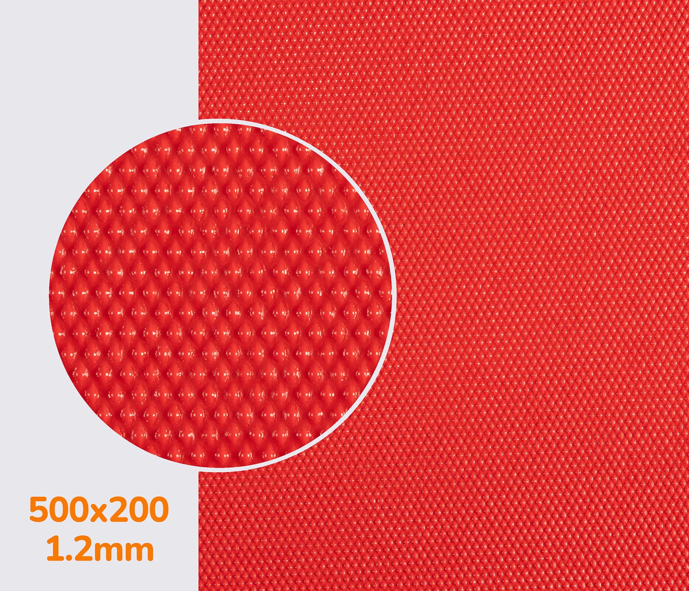 Поліуретан SELECT Mono на тканинній основі, р. 500*200*1,2 мм кол. червоний