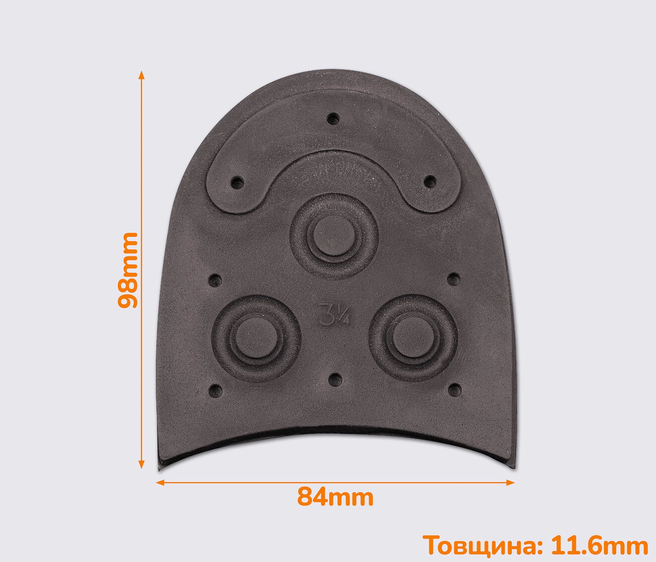 Набійки DAINITE Studded, р. 3 3/8" (84 мм).
