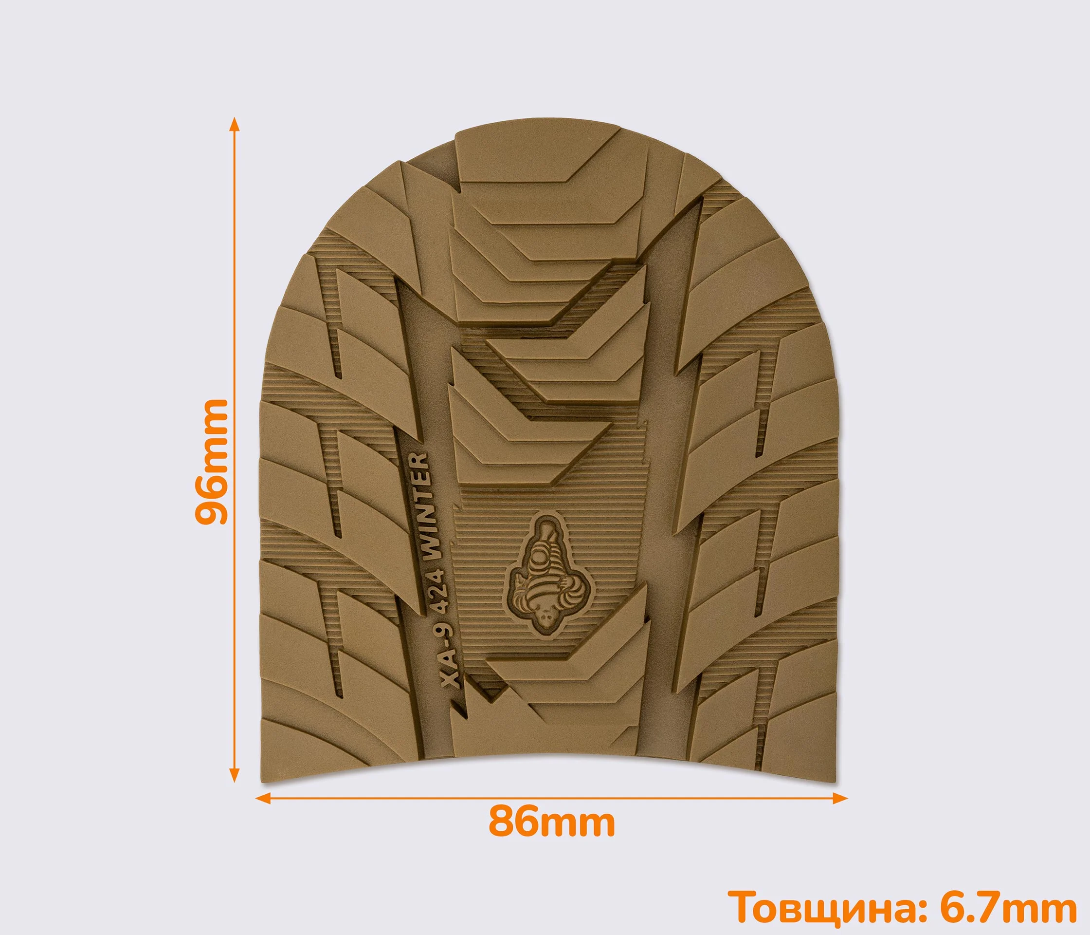 Набійка гумова XA009 WINTER MICHELIN (Франція), р. 42-44