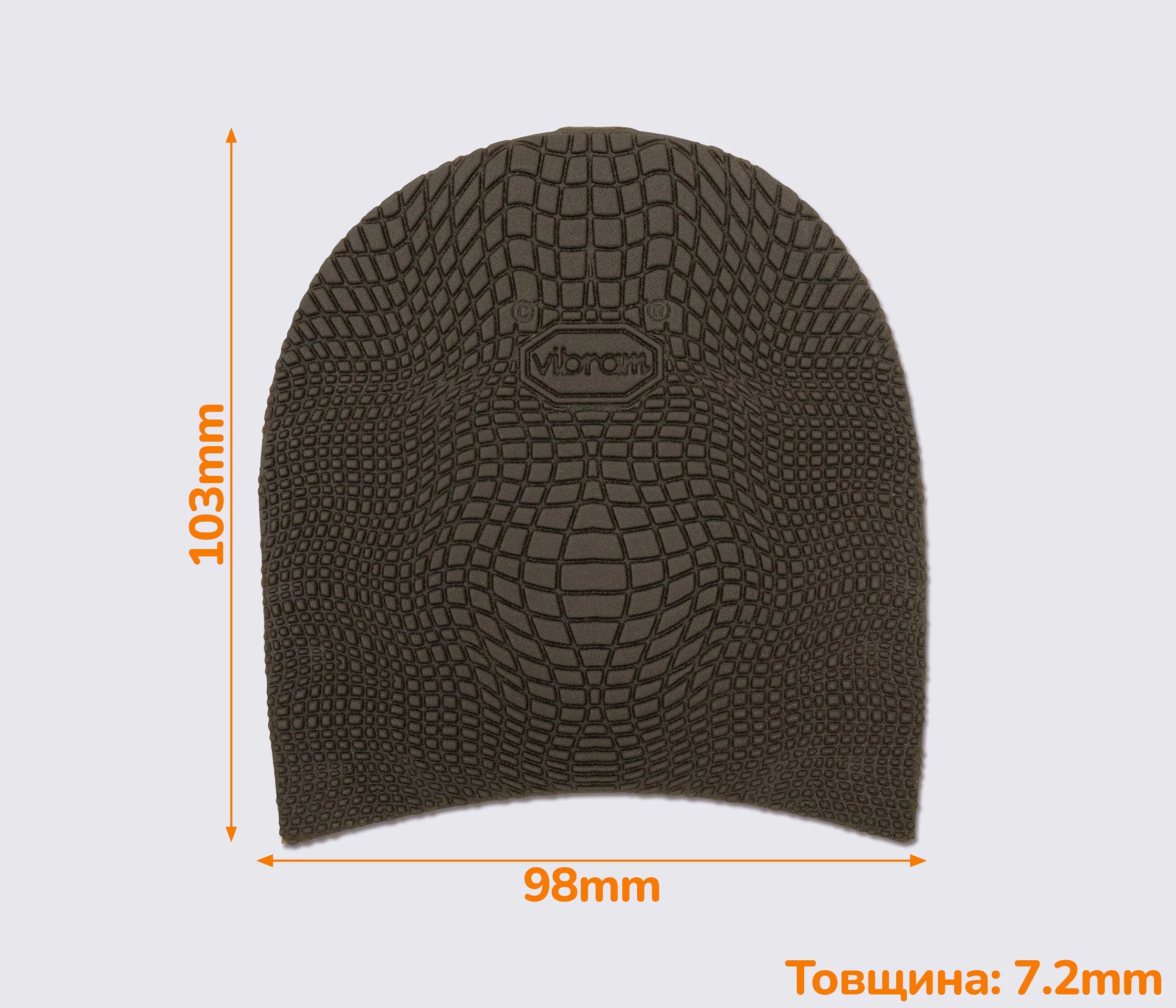 EXPLOSION (5340), р. 040, набійка гумова Vibram