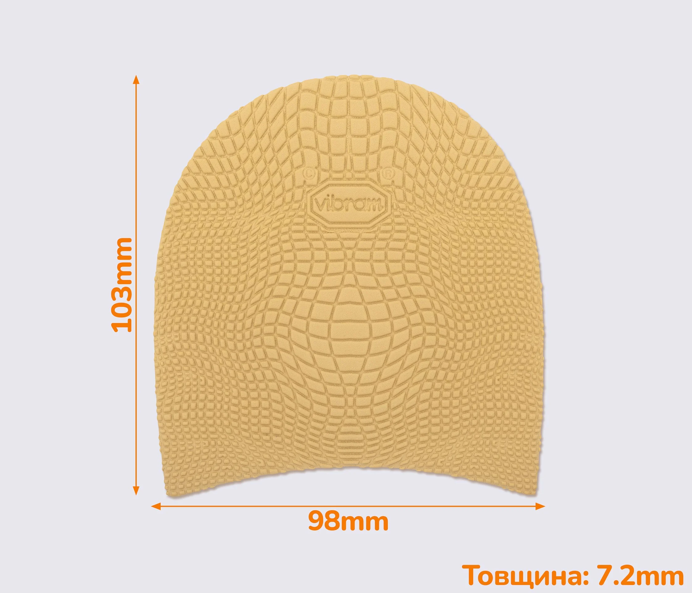 EXPLOSION (5340), р. 040, набійка гумова Vibram
