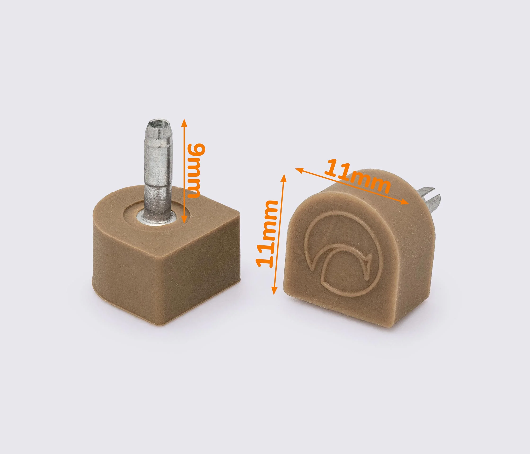 CASALI 2.5 мм THIN INFLEX набійка поліуретанова на штирі кол.бежевий
