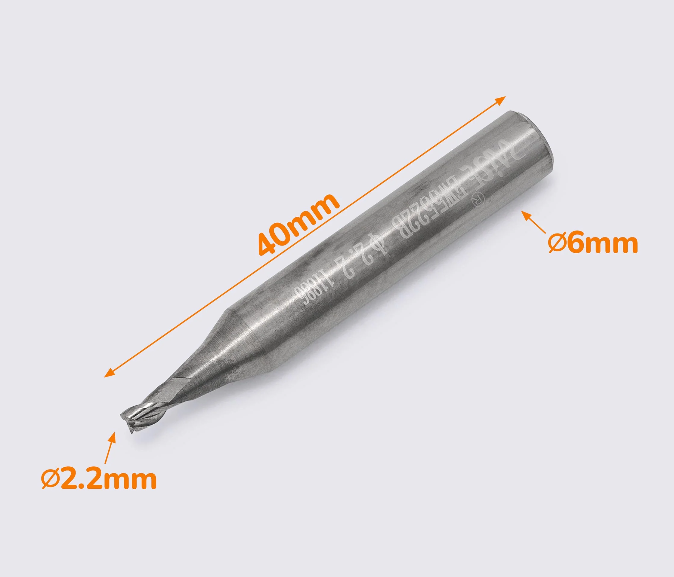 Фреза d2.2х6х40 CARBIDE RAISE E5522