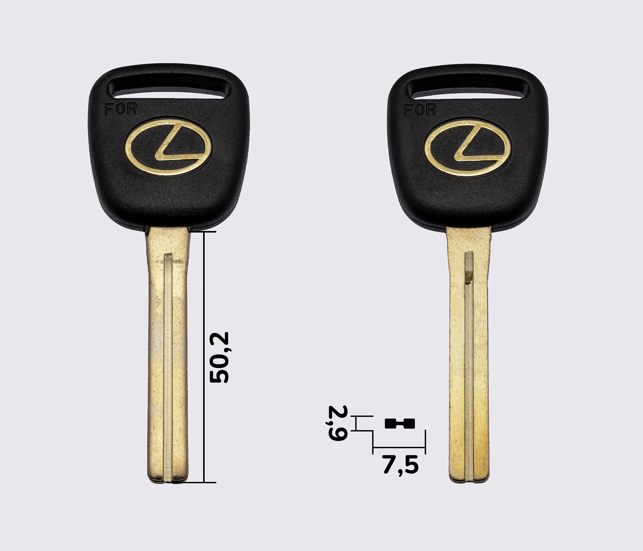 LEXUS-TOY40P заготовка ключів