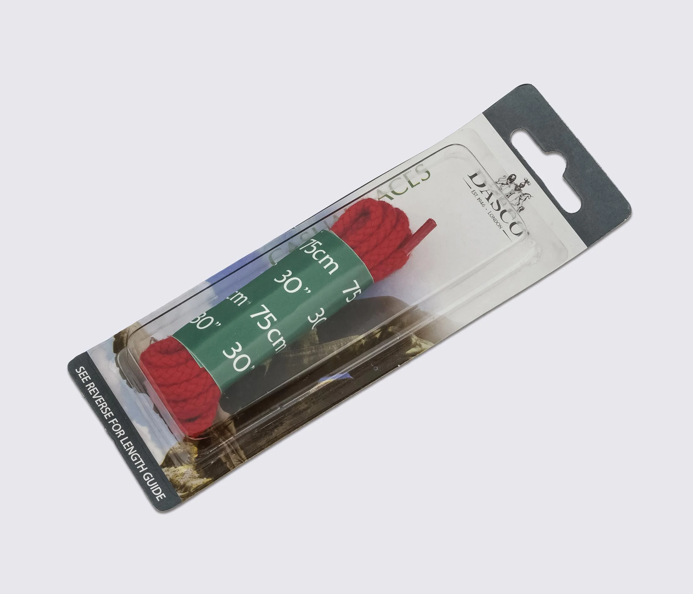 Шнурки круглые тонкие 75 см, DASCO Cord Thick Laces А7239