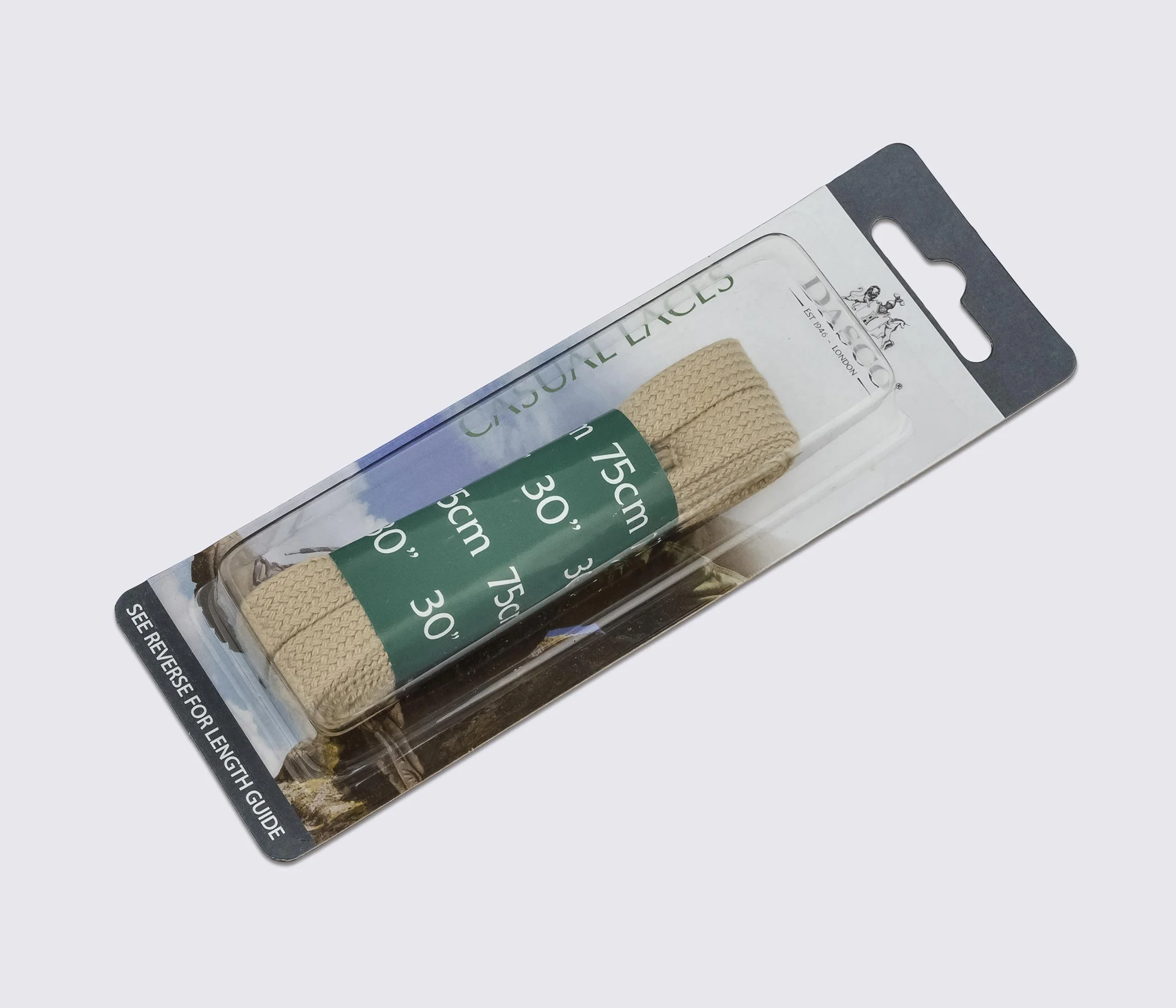 Шнурки плоскі 75 см, DASCO Flat Medium Laces А7240