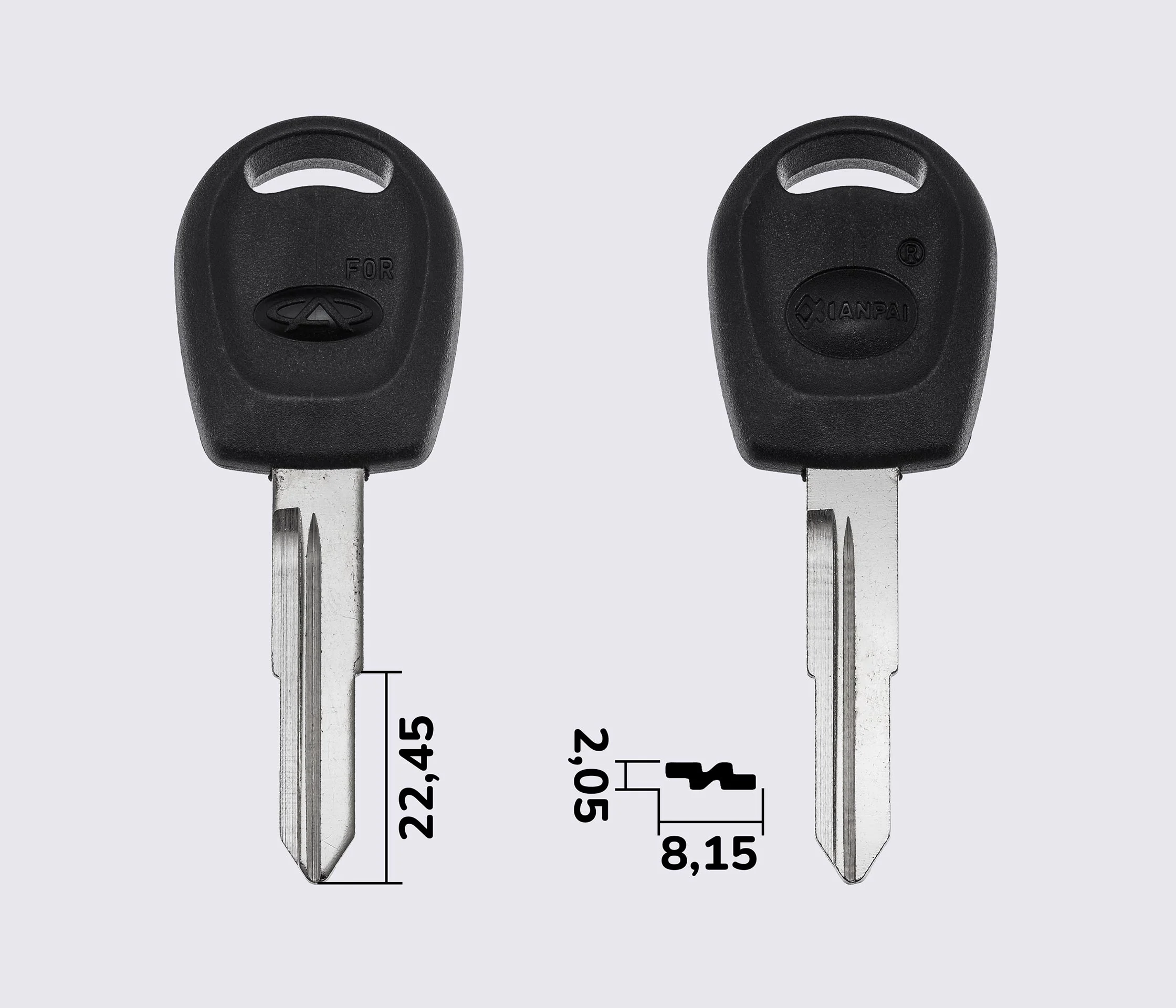 Заготовка ключа CHERY SE AND XIANPAI