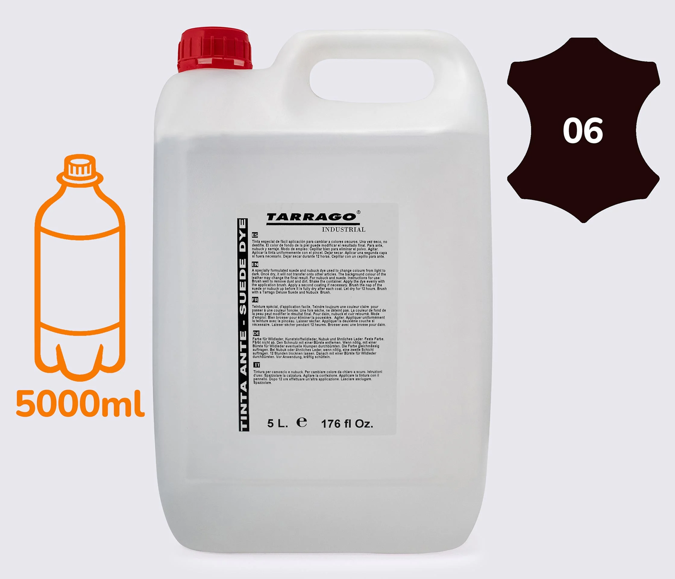 Фарба темно-коричнева для замші та нубуку Tarrago Suede Dye, TII16(06)