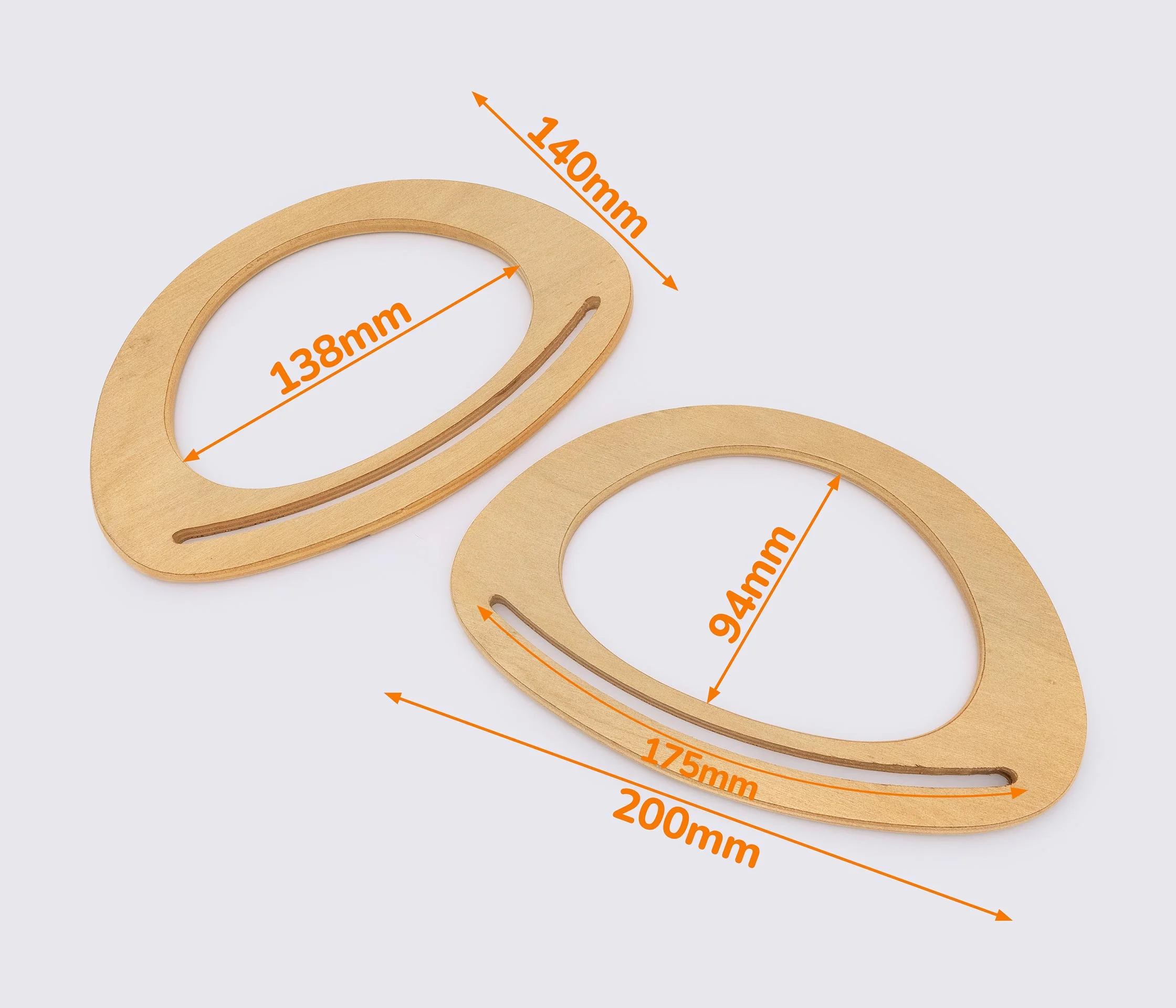 Дерев'яні ручки для сумки 20*14cm (GG-235)