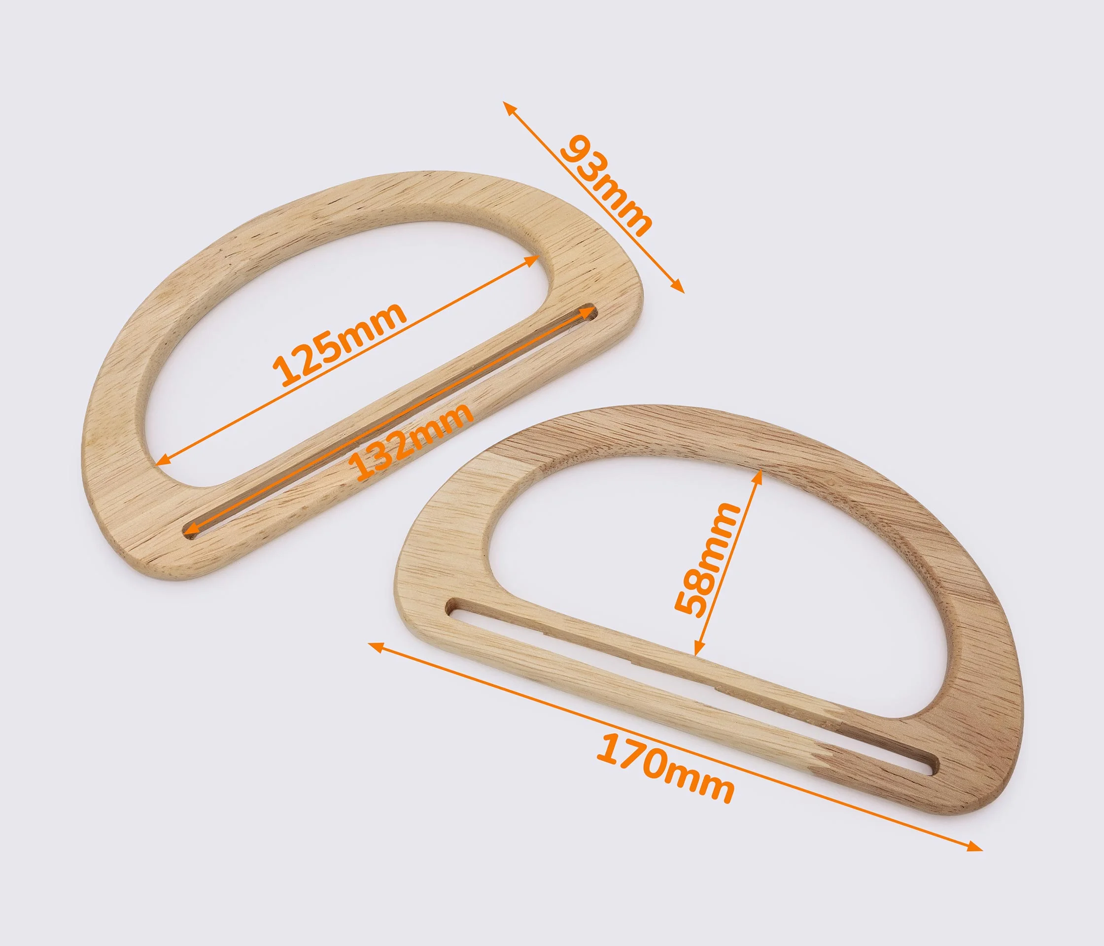 Дерев'яні ручки для сумки 17*9.3cm (GG-234)