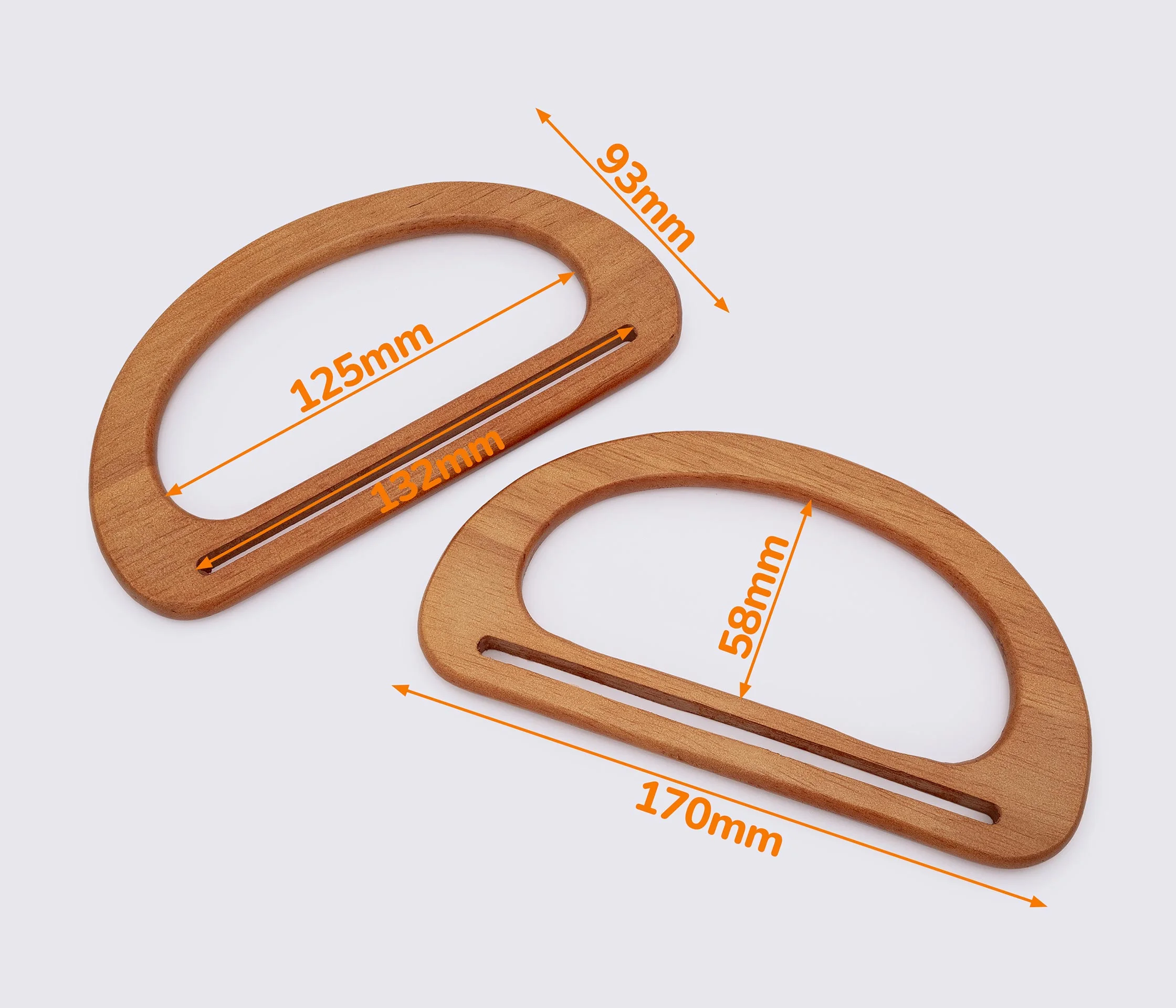 Дерев'яні ручки для сумки 17*9.3cm (GG-234)