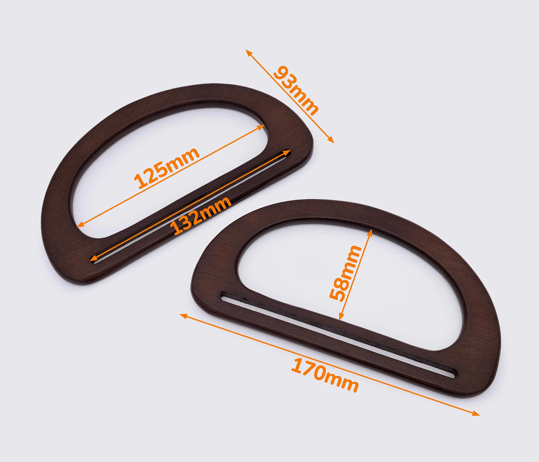 Дерев'яні ручки для сумки 17*9.3cm (GG-234)