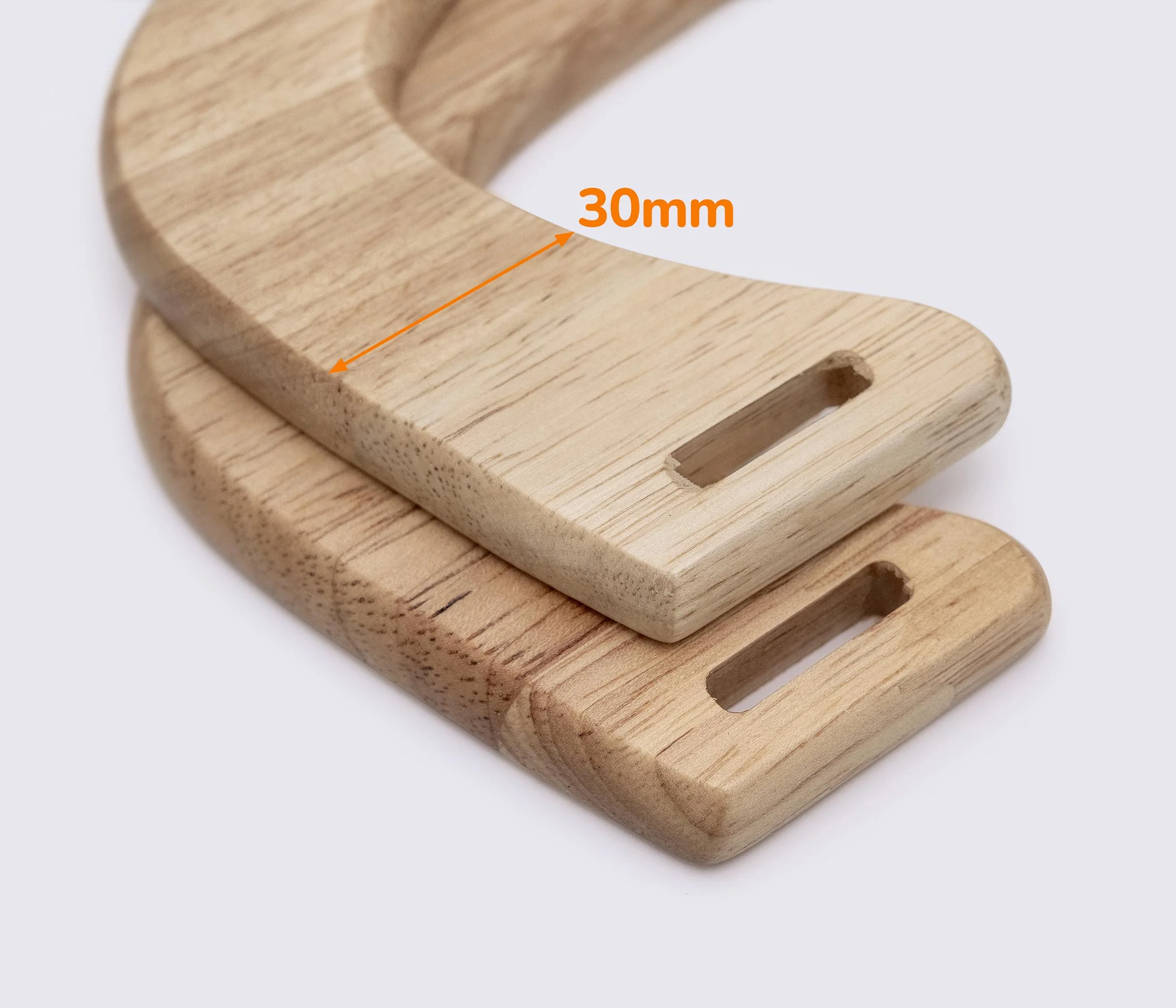 Дерев'яні ручки для сумки 18*10.6cm (GG-205)