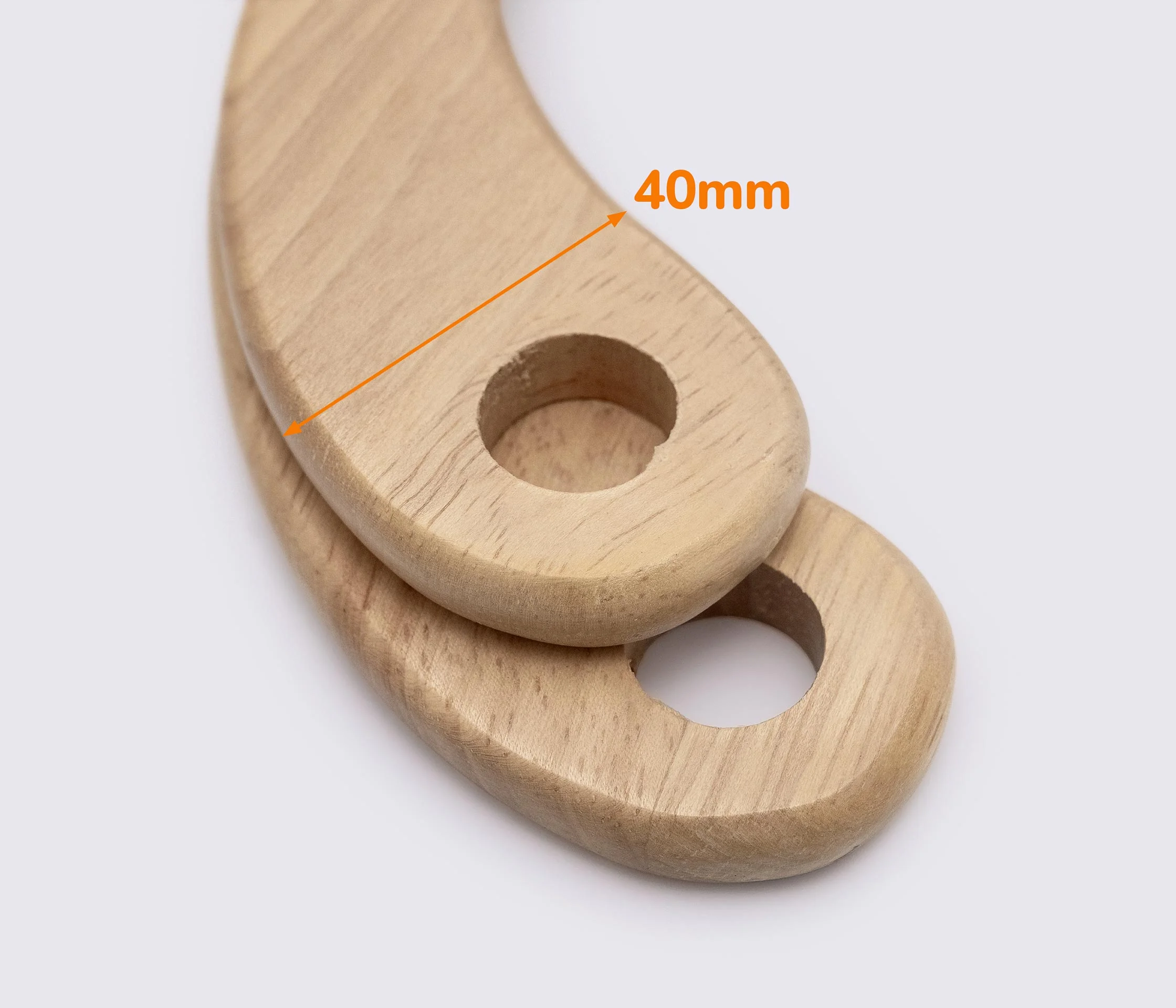 Дерев'яні ручки для сумки 18.6*9cm (GG-203)