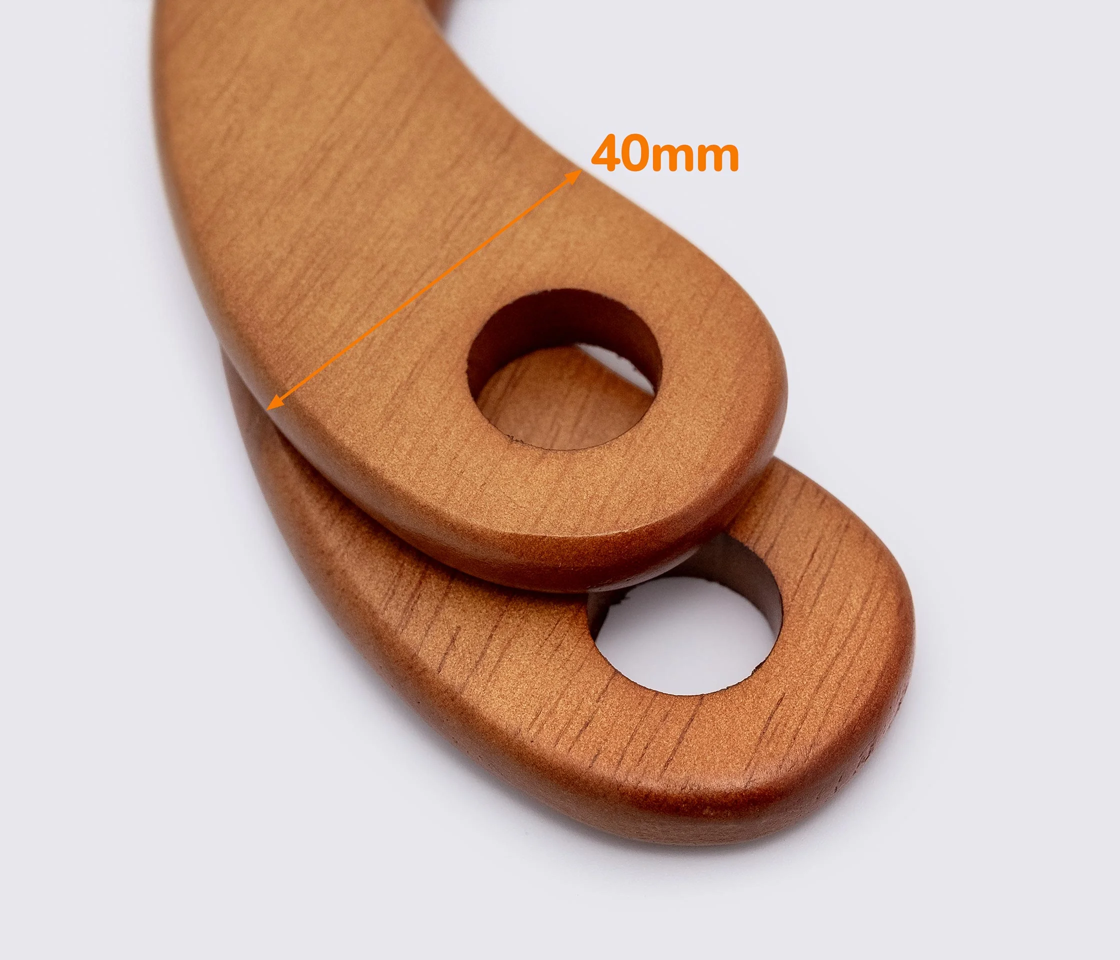Дерев'яні ручки для сумки 18.6*9cm (GG-203)