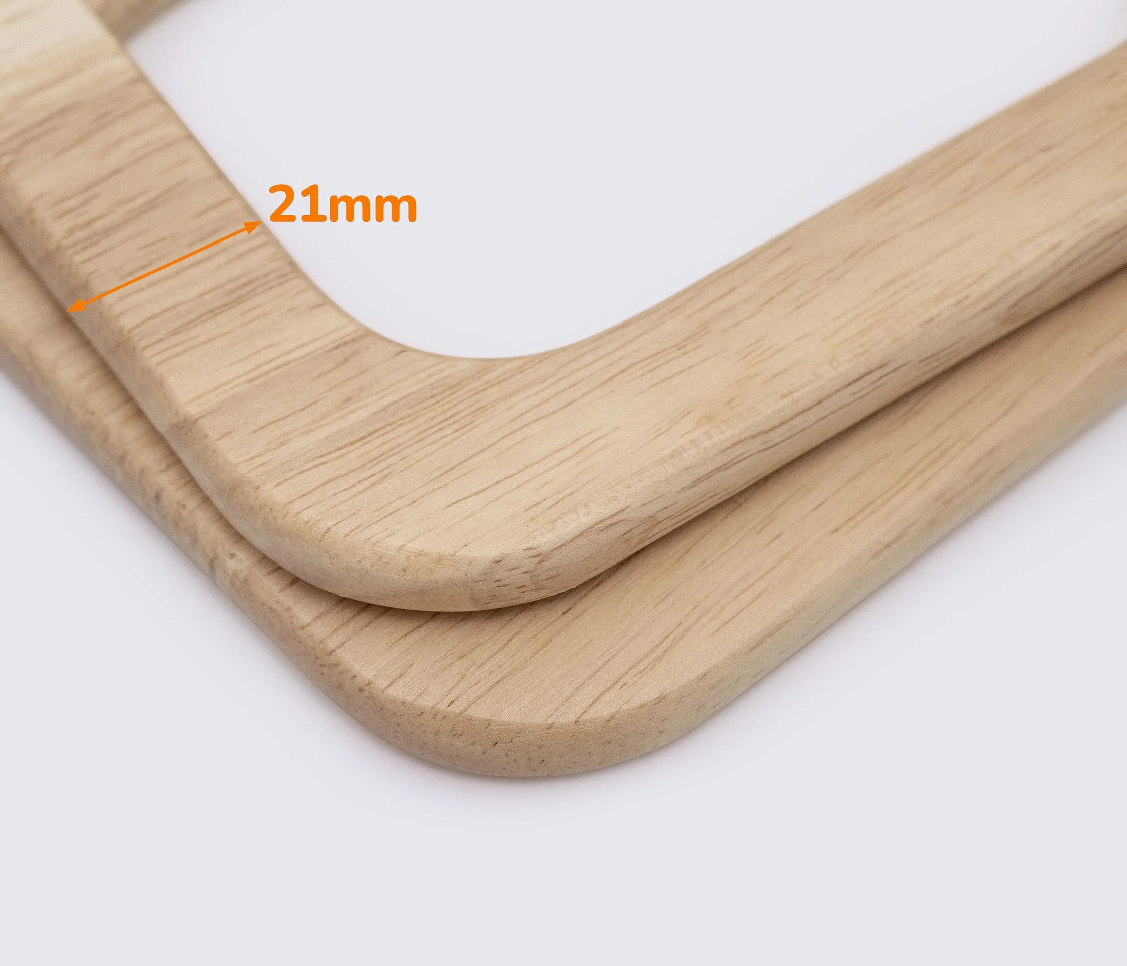 Дерев'яні ручки для сумки 14.8*13cm (GG-221)