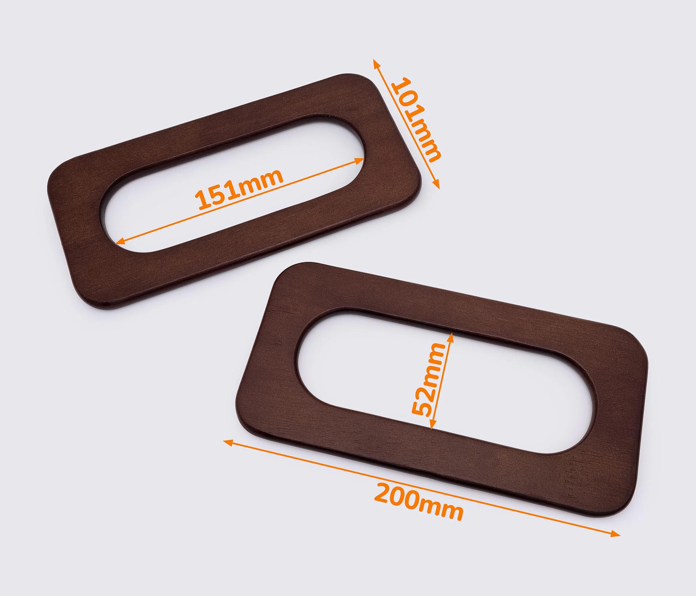 Дерев'яні ручки для сумки 20*10.1cm (GG-220)