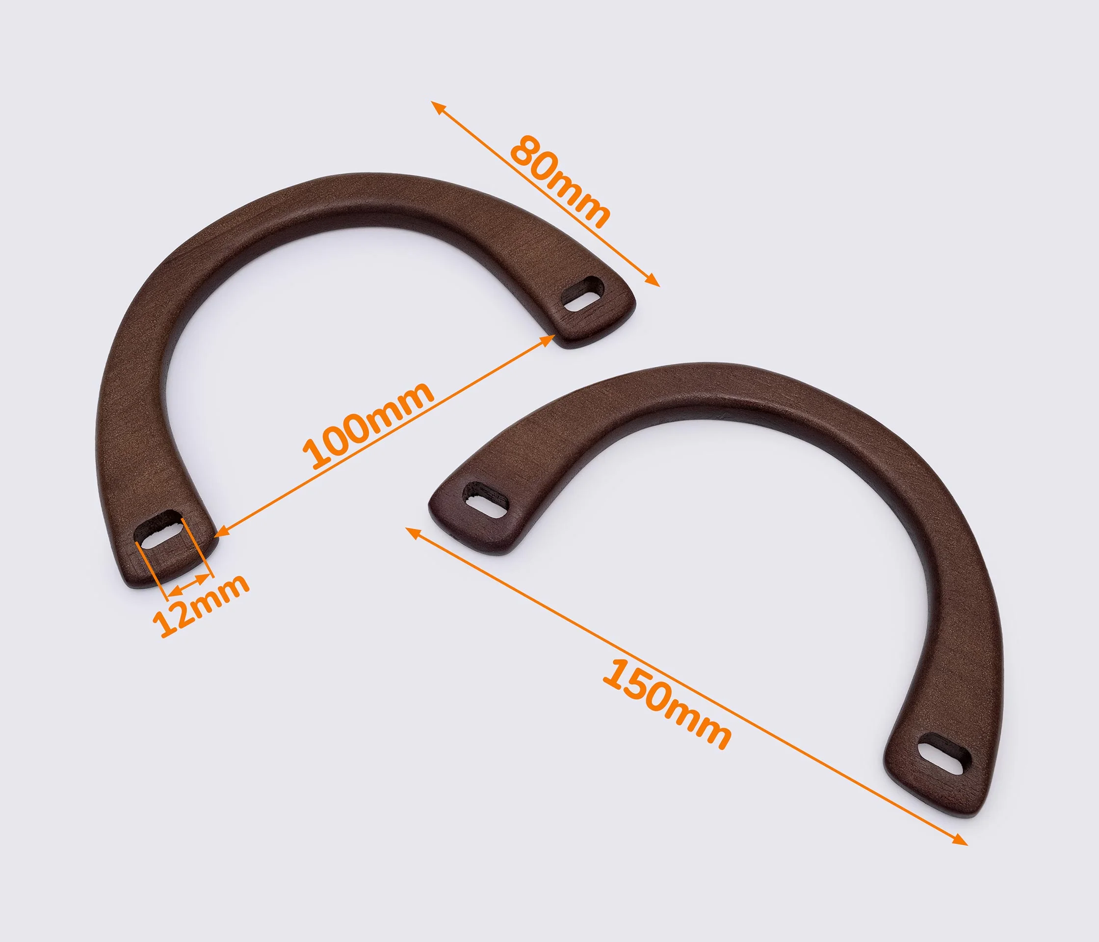 Дерев'яні ручки для сумки 15*8cm (GG-202)