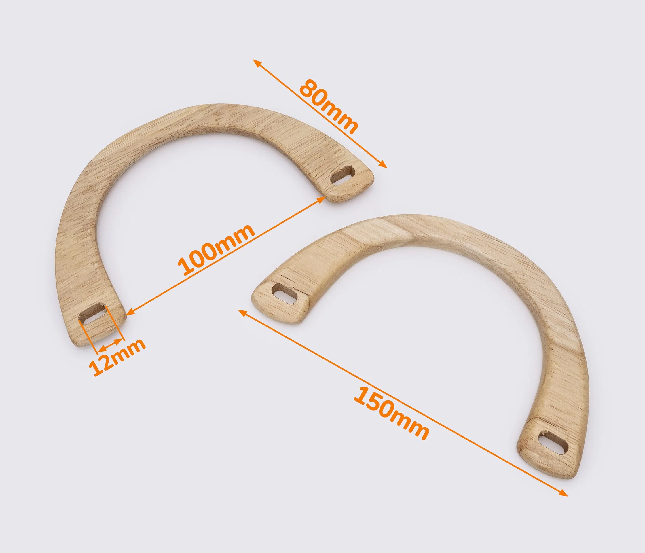 Дерев'яні ручки для сумки 15*8cm (GG-202)