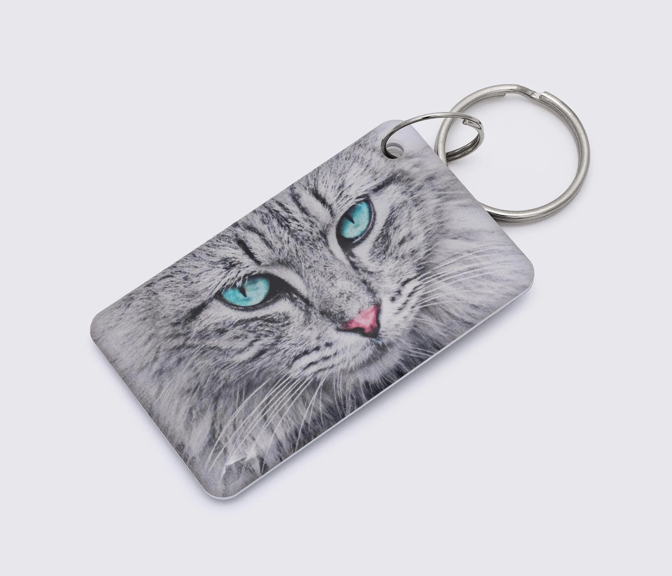 Заготовка ключа для домофона RFID 5577, "Кот №3", перезаписываемая