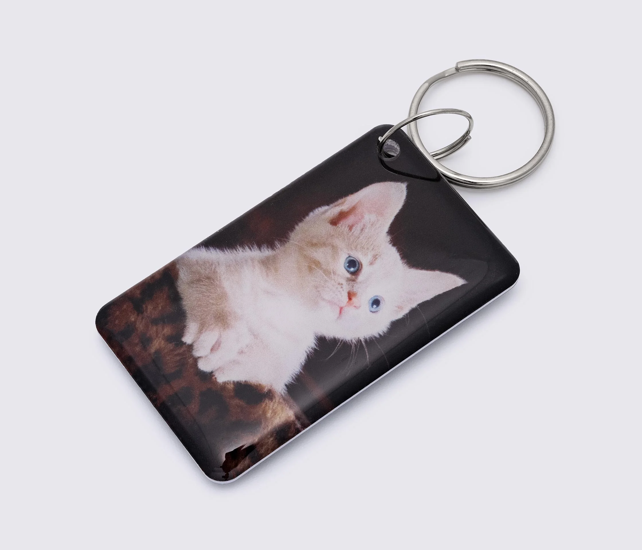 Заготовка ключа для домофона RFID 5577, "Кот №4", перезаписываемая