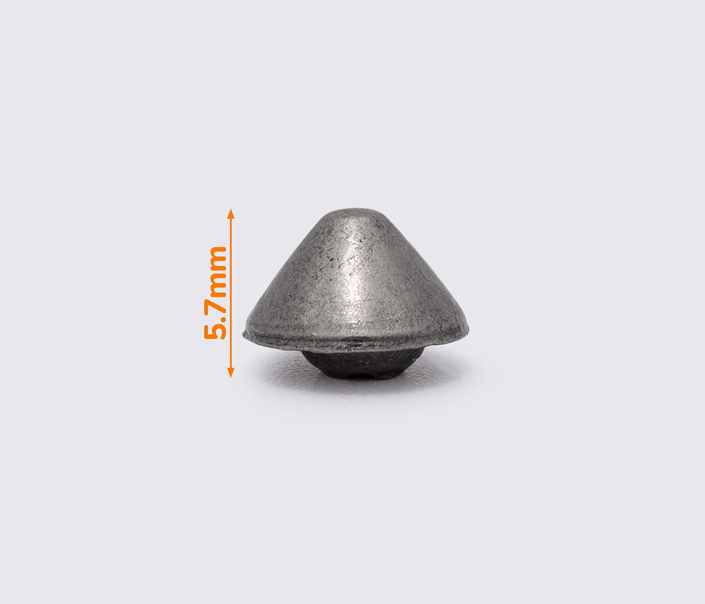 Кончо 7.8мм цв.старое серебро (К-174)