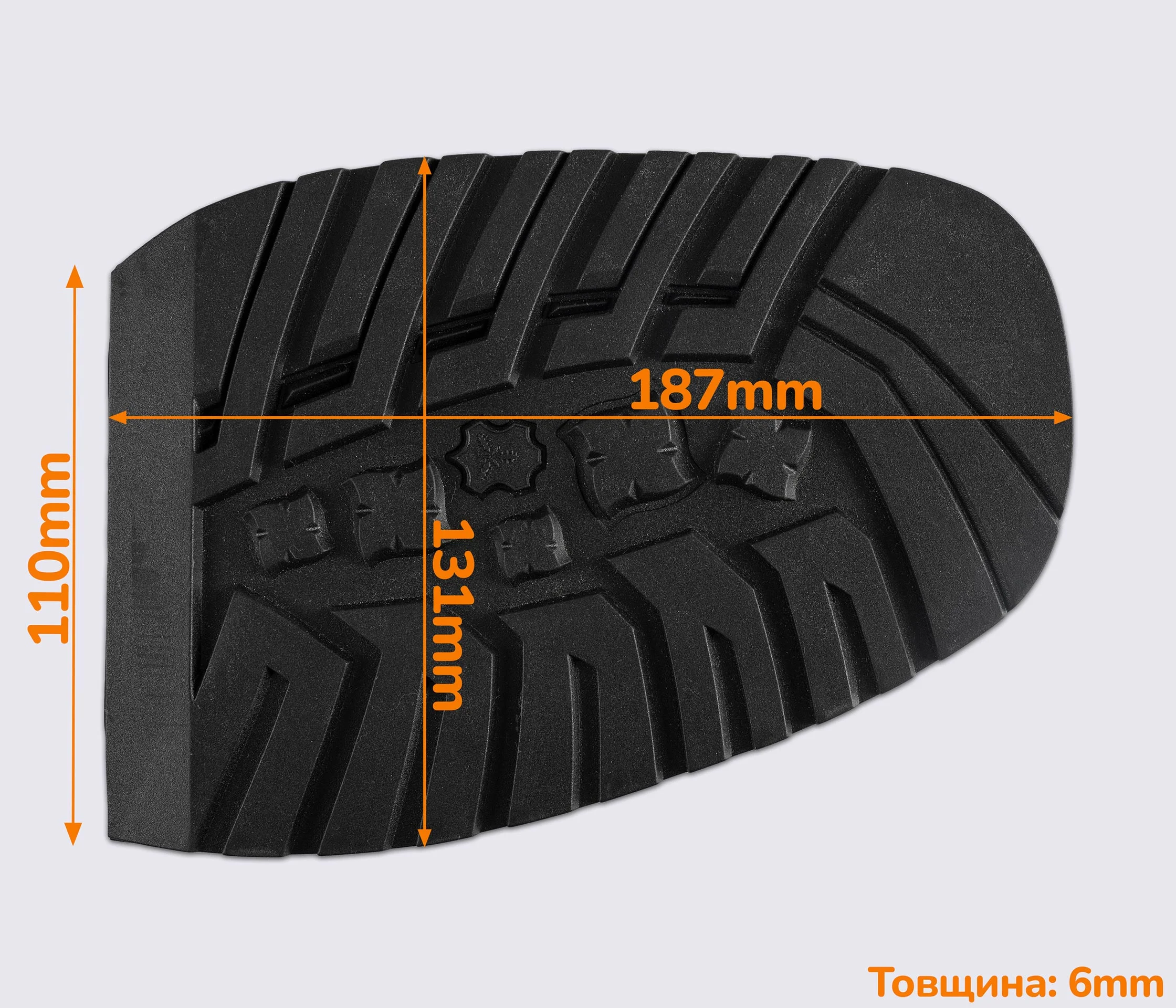 581B bissell черная подметка резиновая