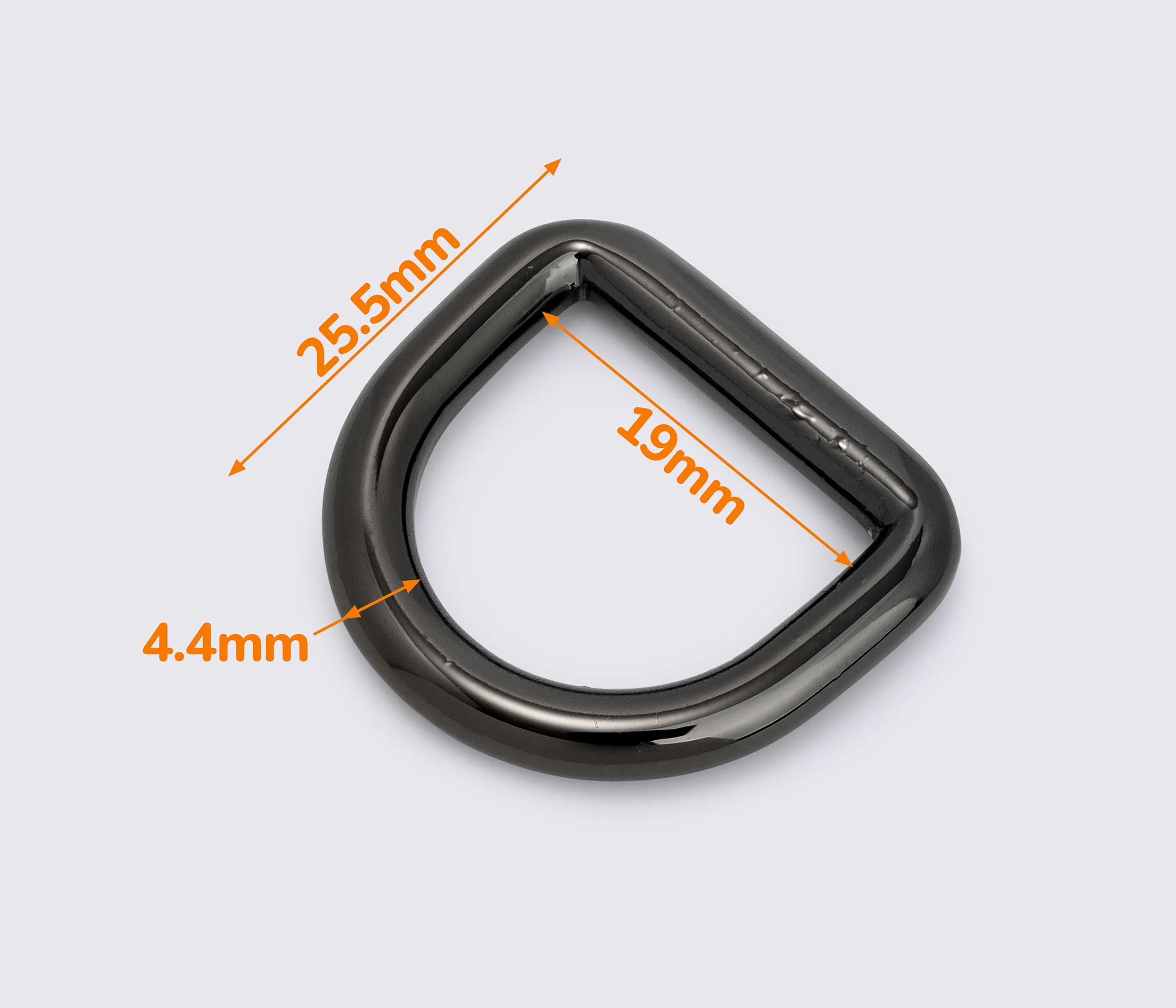 Полукольцо металлическое 19мм 77-006