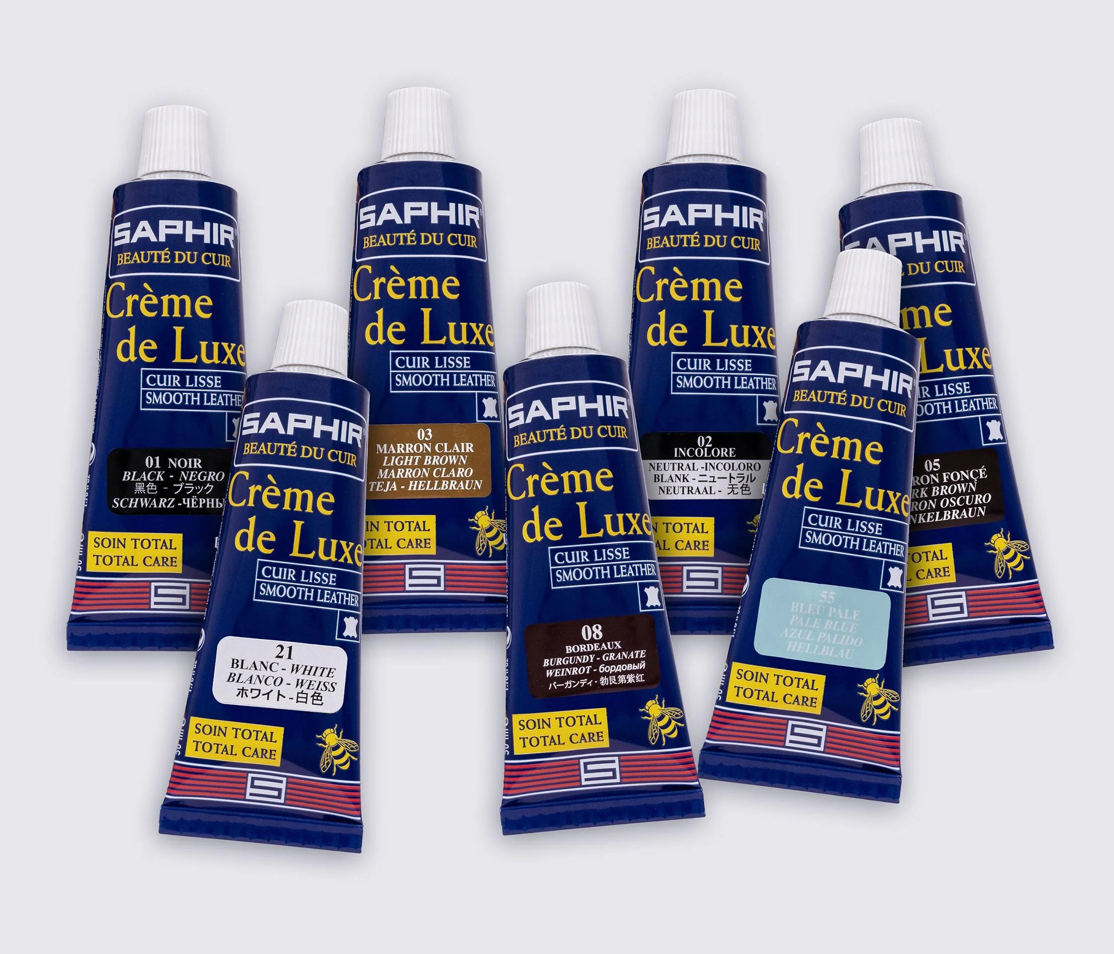 Водоотталкивающий крем для обуви Saphir Creme De Luxe 1789 50 мл, (0012)