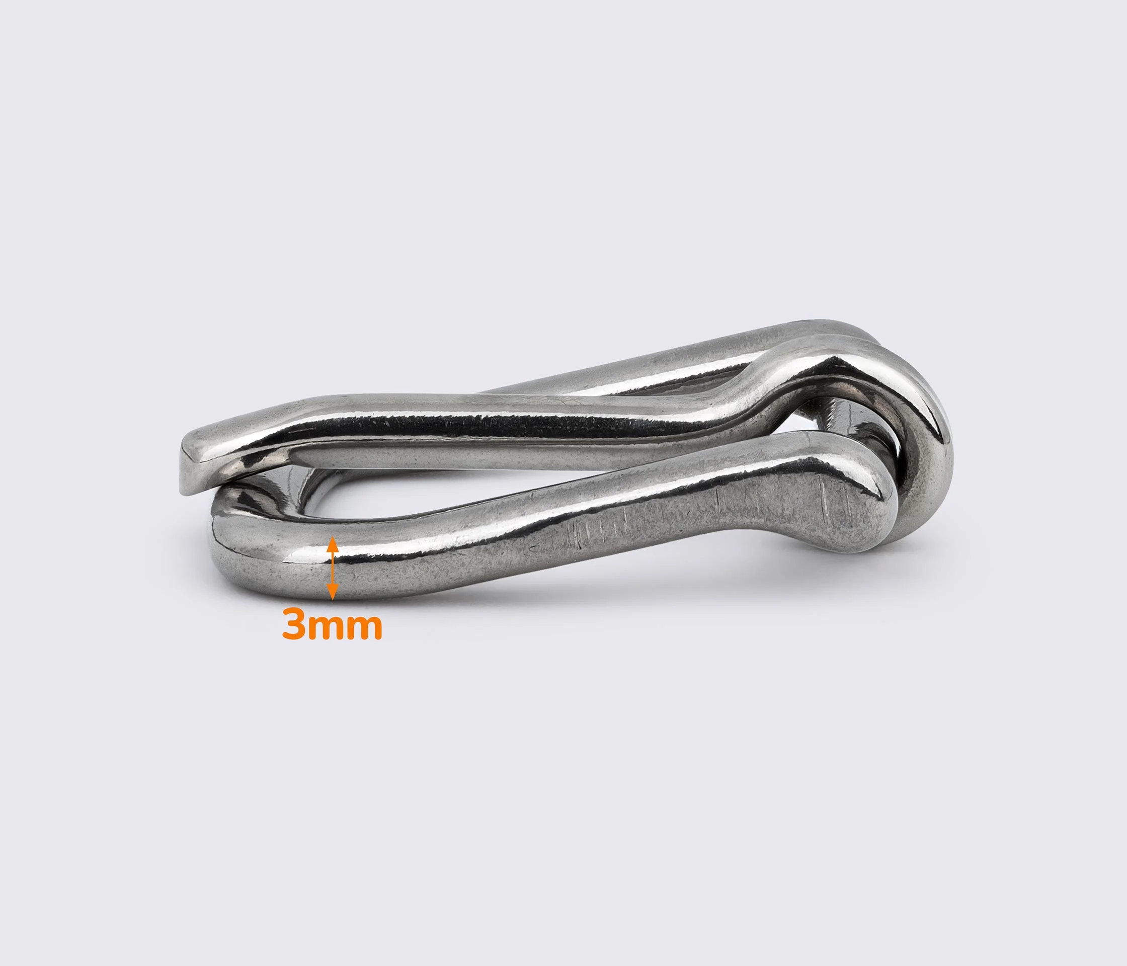 Пряжка для ремня из нержавейки 17мм MD-0030