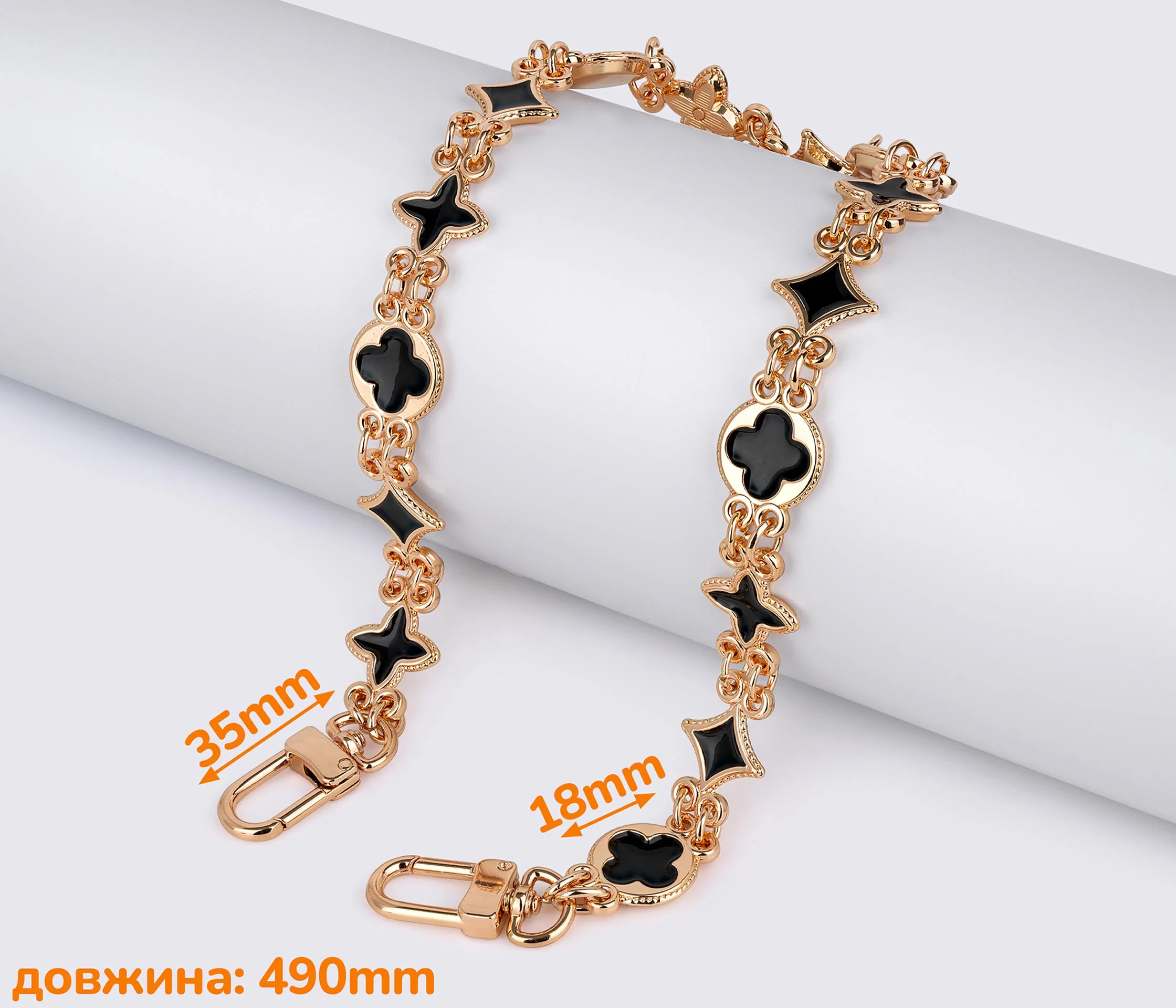 Ланцюжок (ручка) для сумки, клатча 49см (88-188)