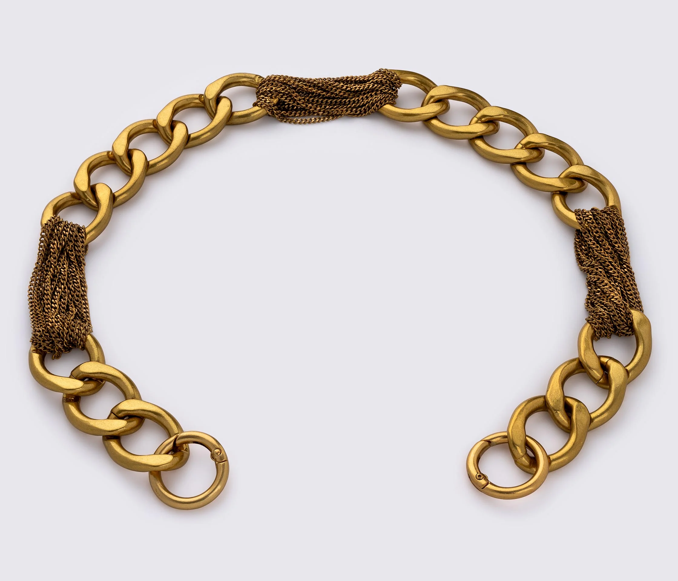 Ланцюжок (ручка) для сумки, клатча 50см. кол. латунь (88-240)