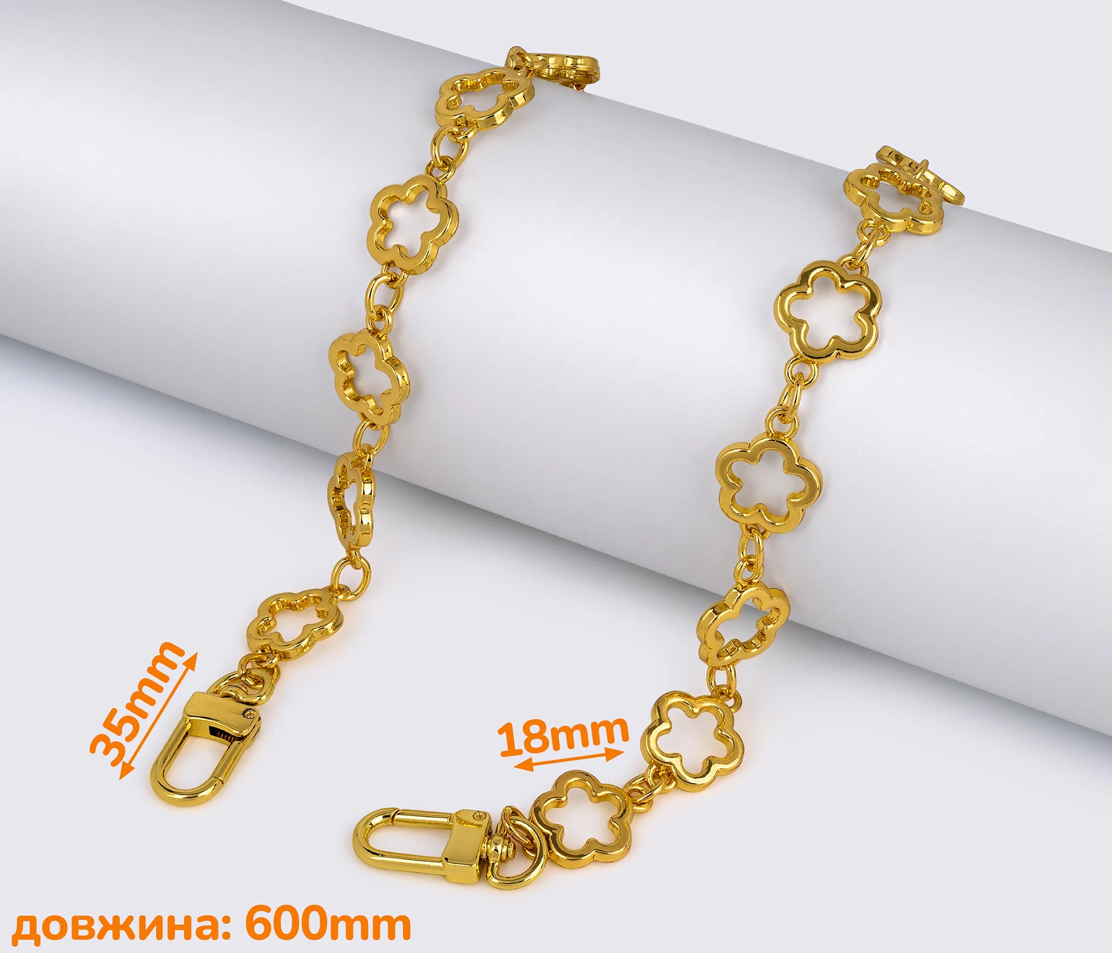 Ланцюжок (ручка) для сумки, клатча 60см (88-226)
