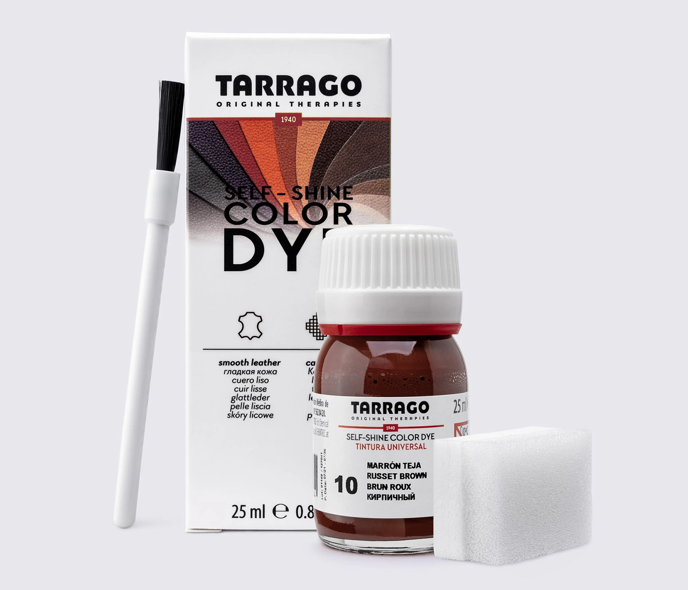 Фарба для шкіри та текстилю Tarrago Color Dye, 25 мл,TDC01