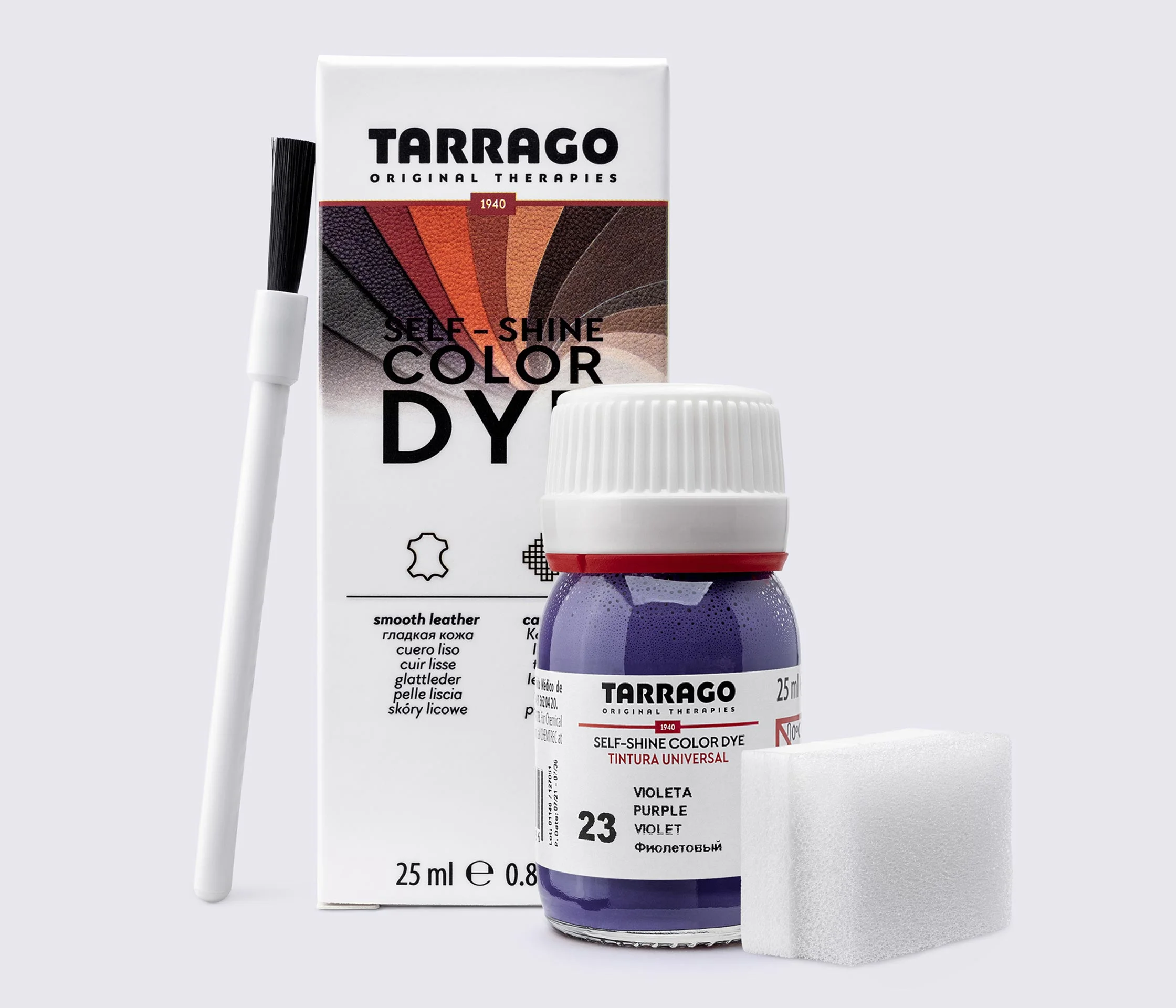 Фарба для шкіри та текстилю Tarrago Color Dye, 25 мл,TDC01