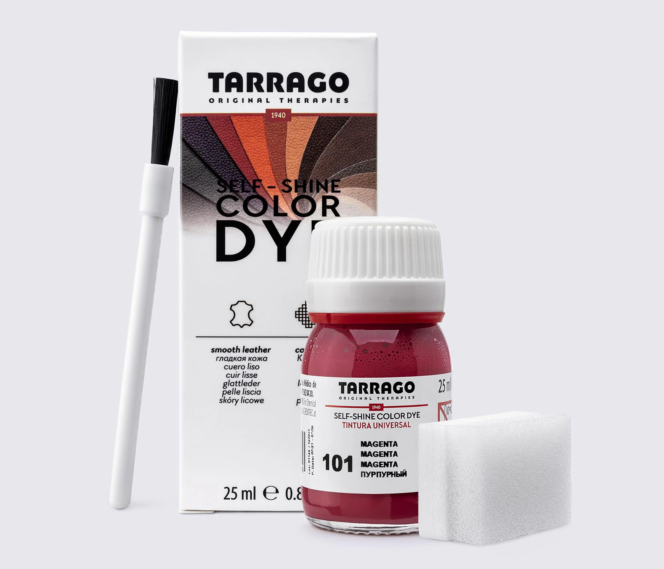 Фарба для шкіри та текстилю Tarrago Color Dye, 25 мл,TDC01