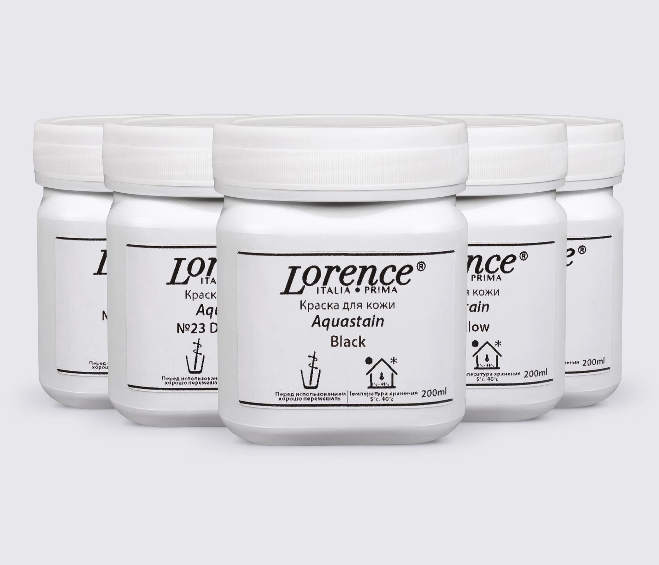 Краска для гладкой кожи Aquastain (Lorence) 200мл