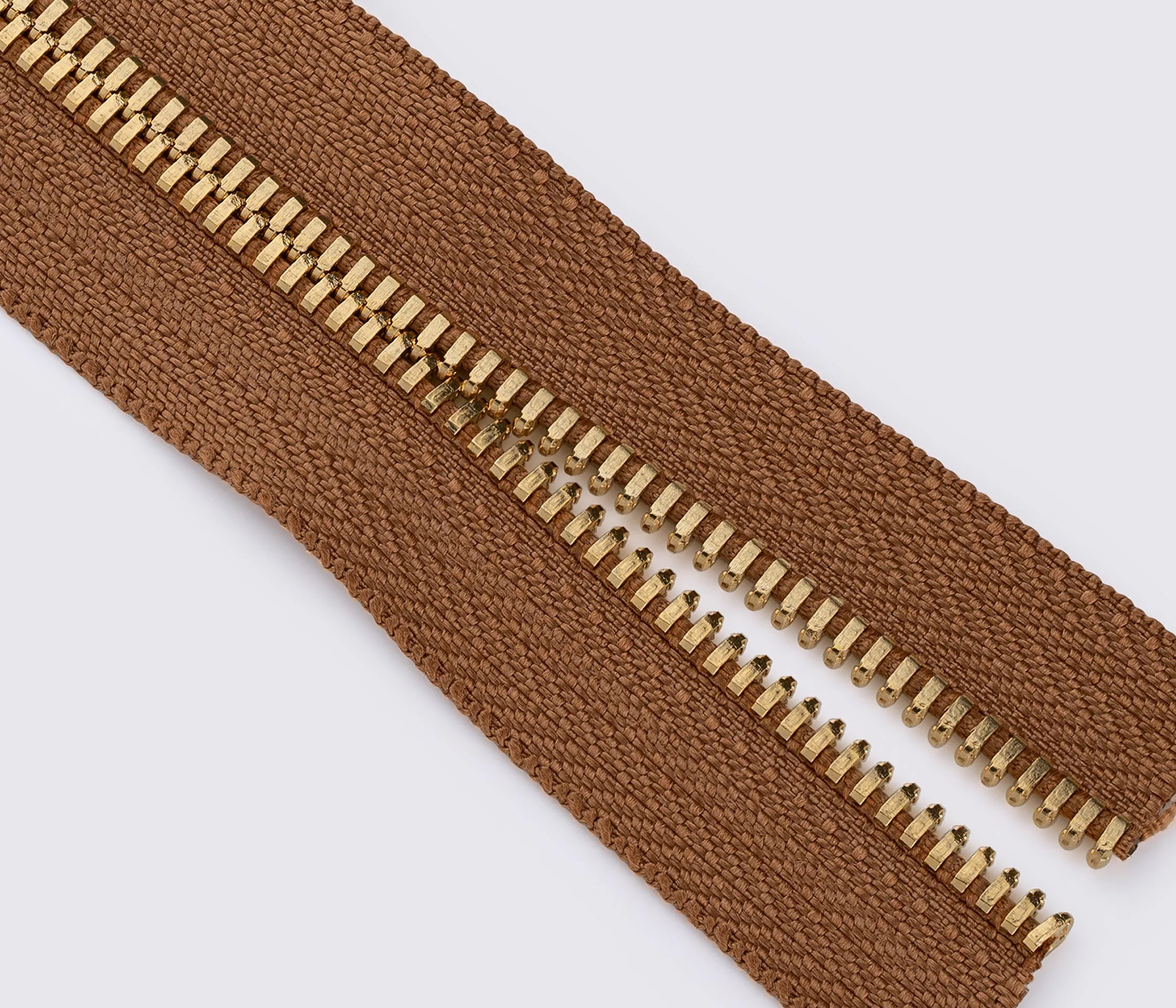Блискавка метал №5 світло-коричневий (№490) RZ-001