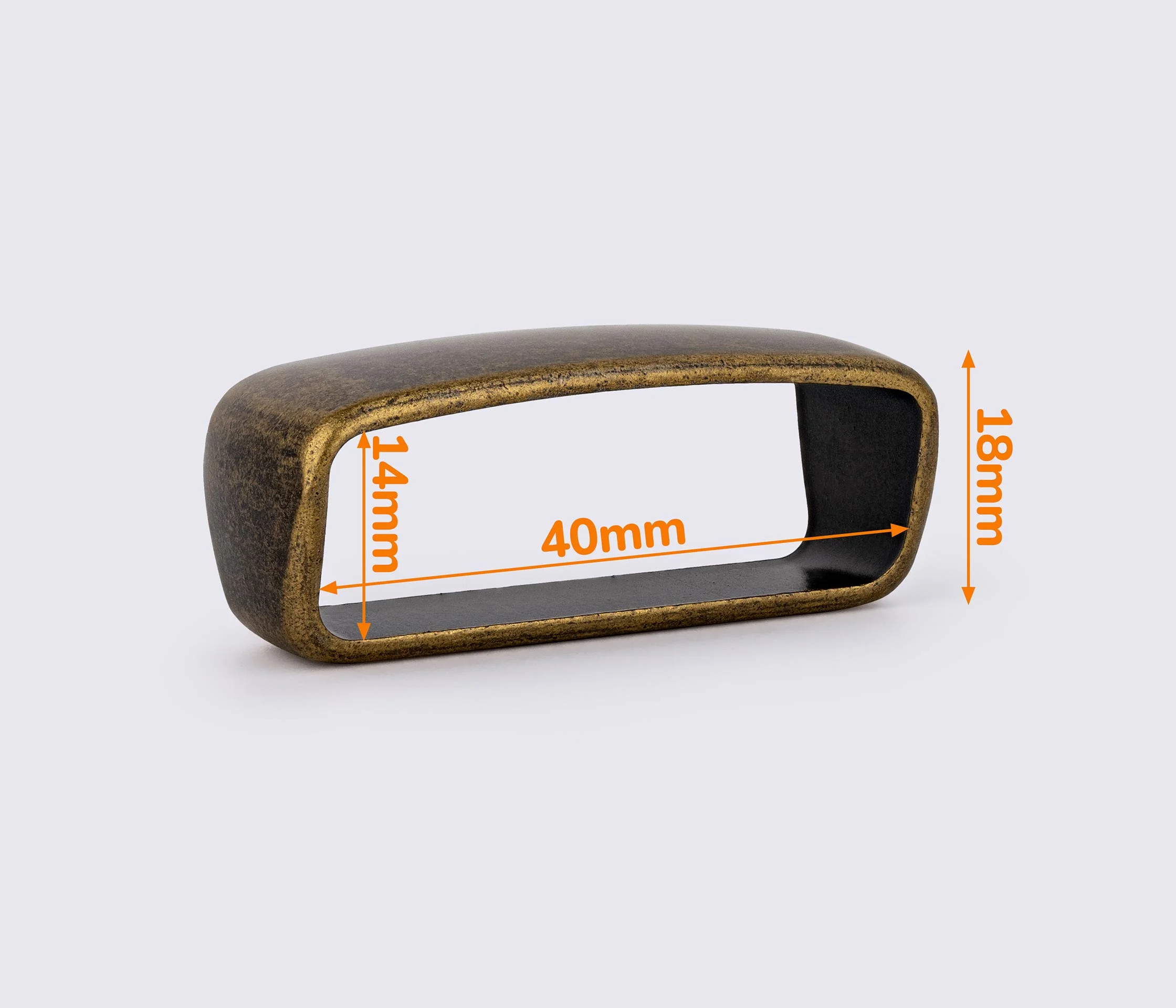 Пряжка для ременя з шльовкою 39мм MD-0049