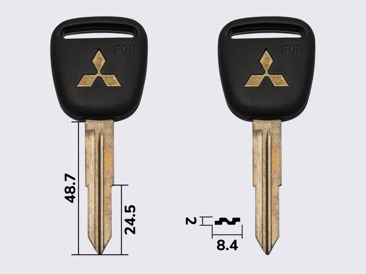Заготовка MITSUBISHI 03 (лого золото)