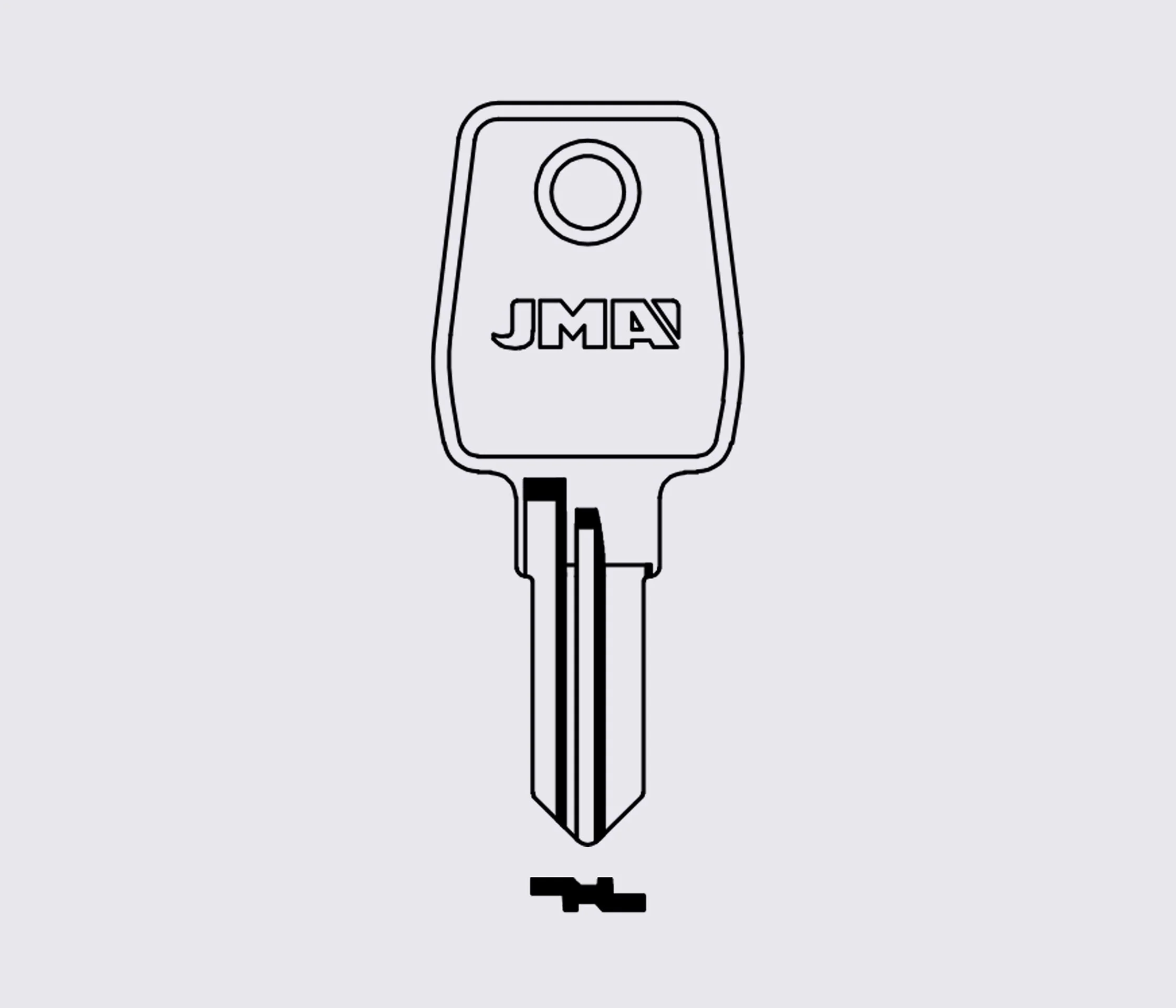 FR1D JMA заготовка ключа английский профиль