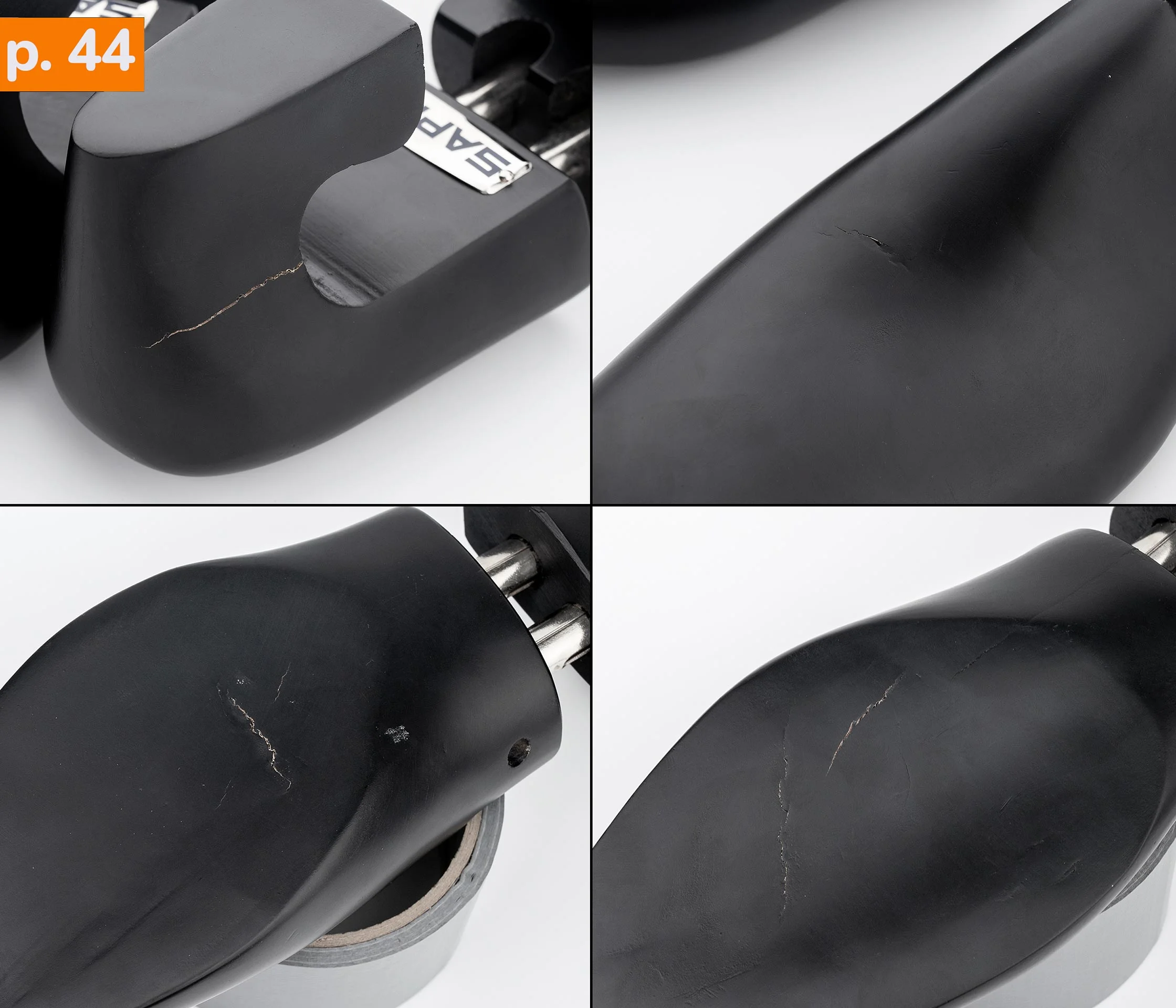 УЦЕНКА - Формодержатель для обуви Saphir Black Edition Mat р.44 из натурального дерева (2816)
