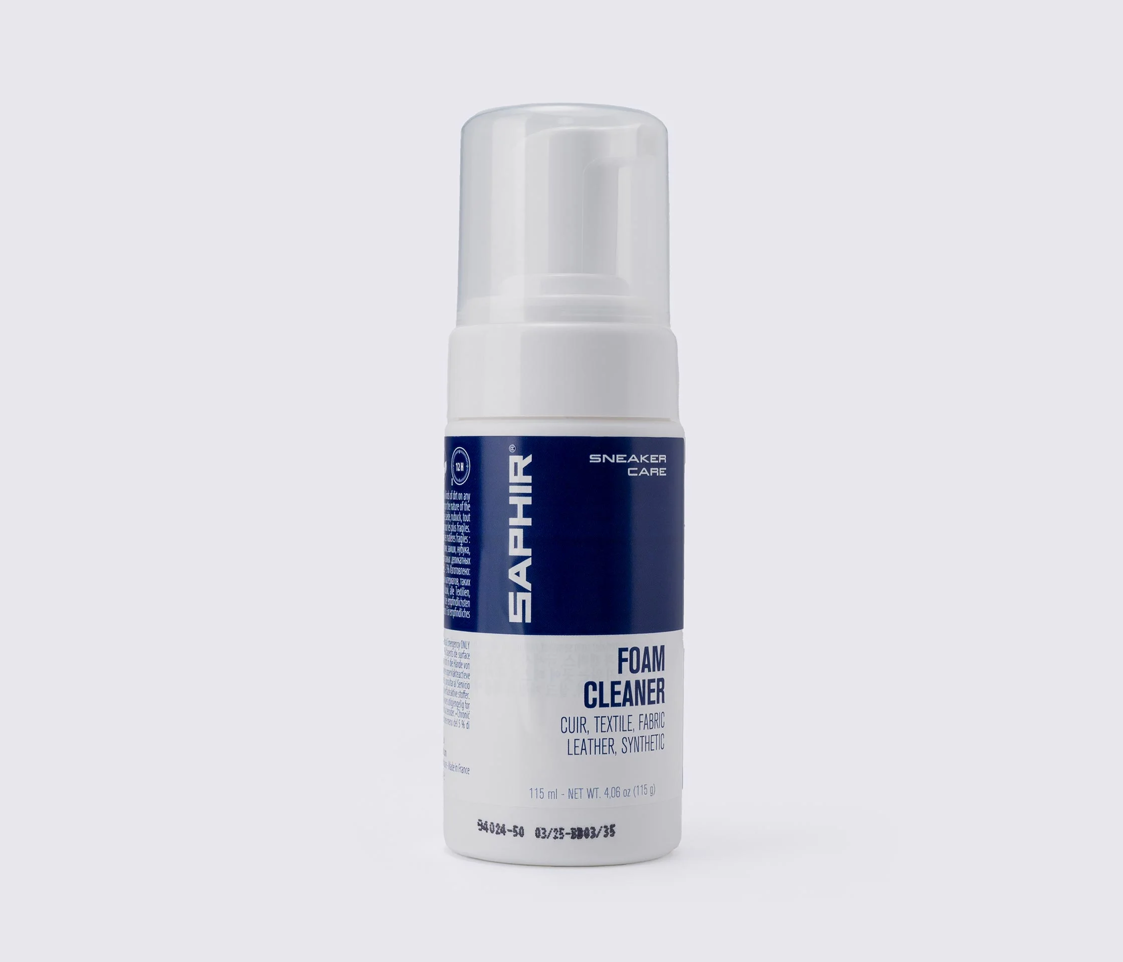 Очищувач і засіб для виведення плям Saphir Foam Cleaner 115мл (0347)