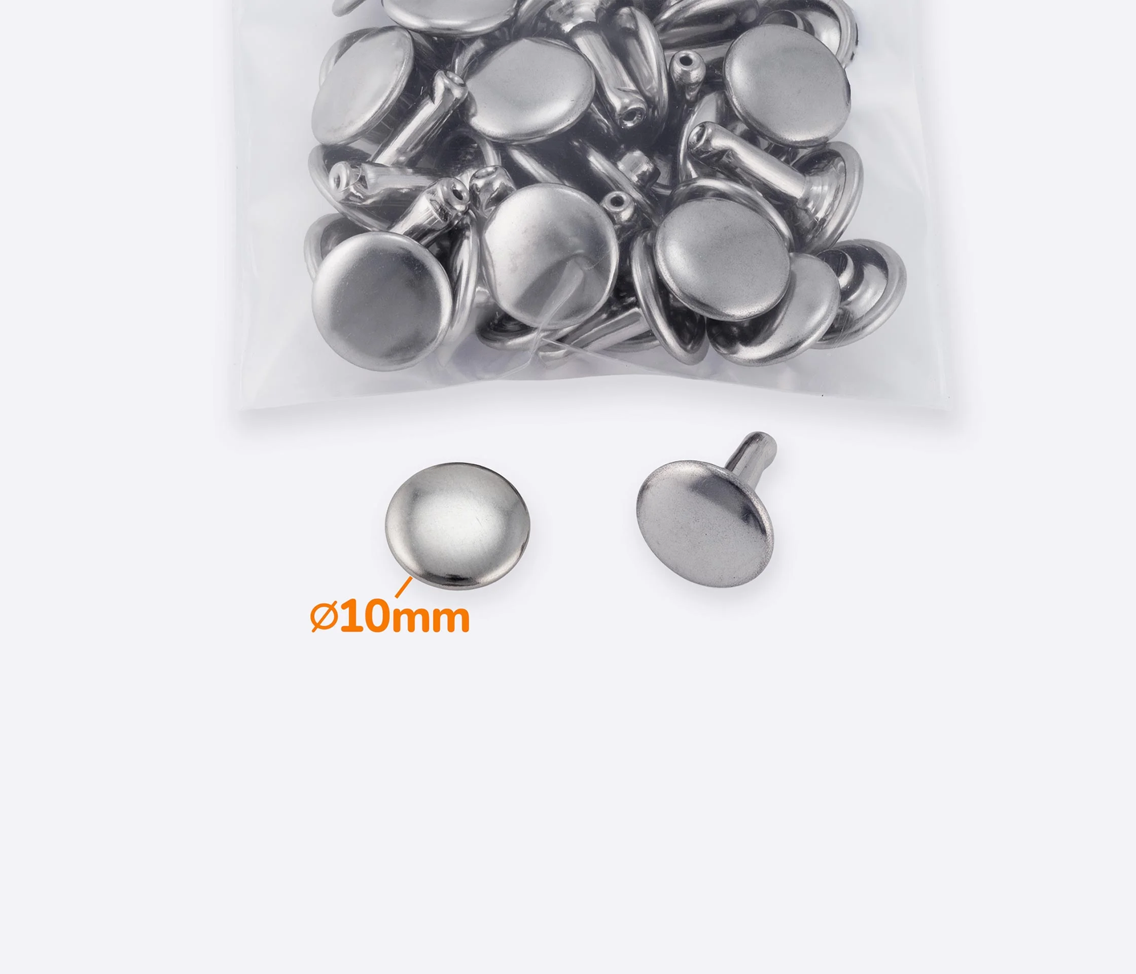 Хольнитены металлические 10*13 (20шт) MD-0142