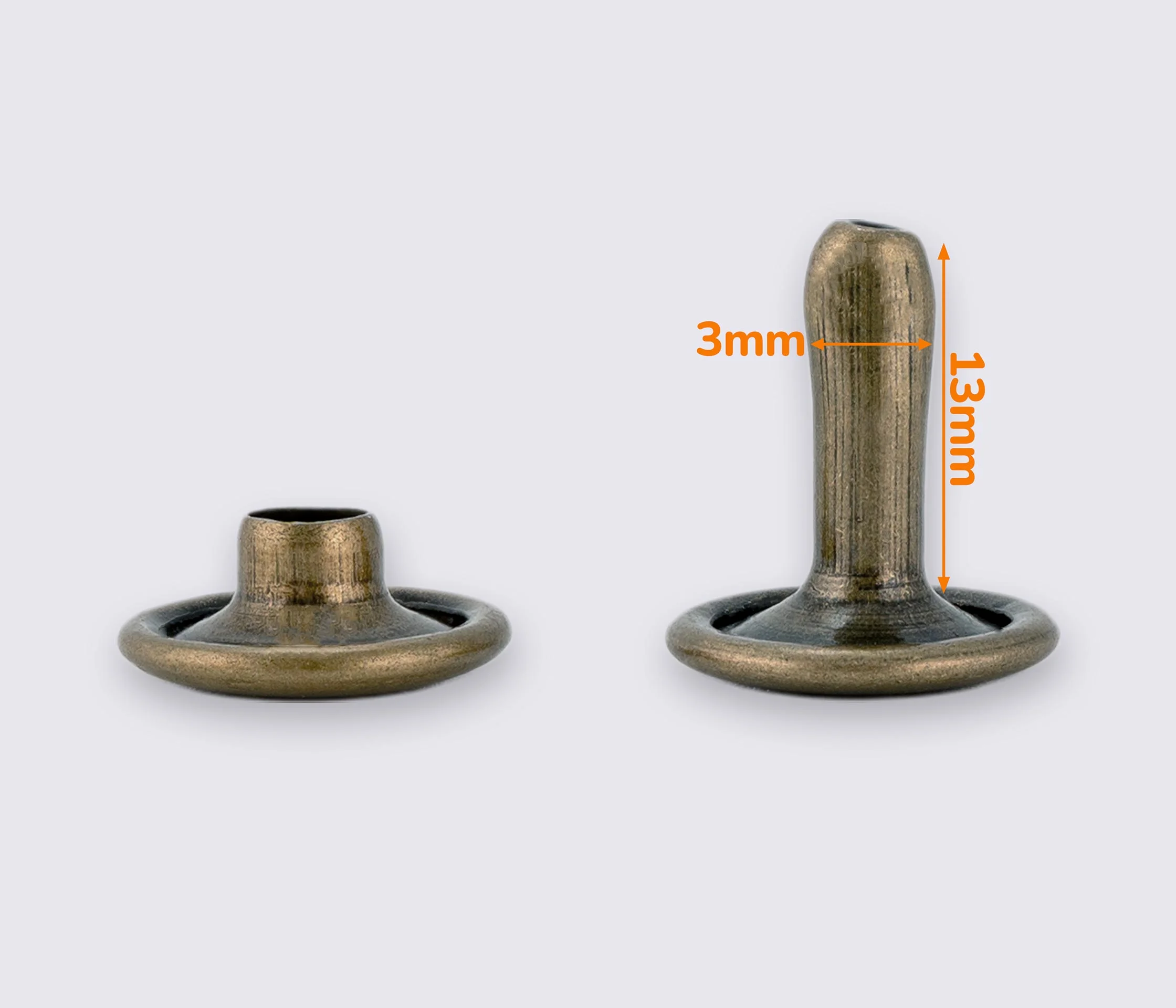 Хольнитены металлические 10*13 (20шт) MD-0142