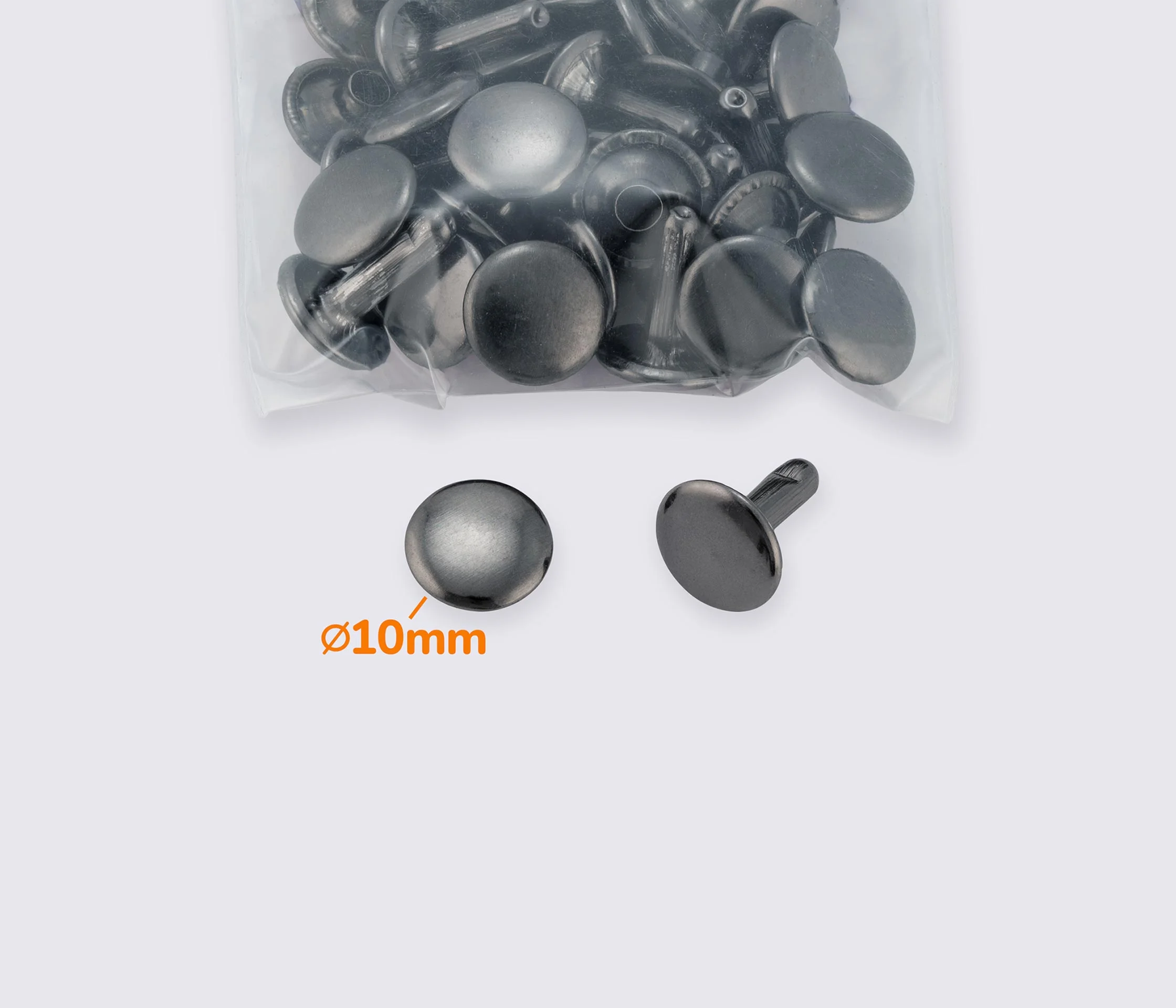 Хольнитены металлические 10*13 (20шт) MD-0142